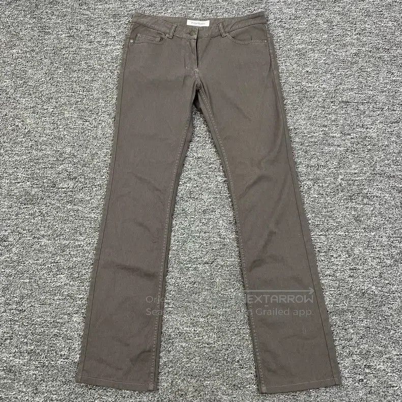 Saint Laurent Paris Solid Color Flare Denim Pants