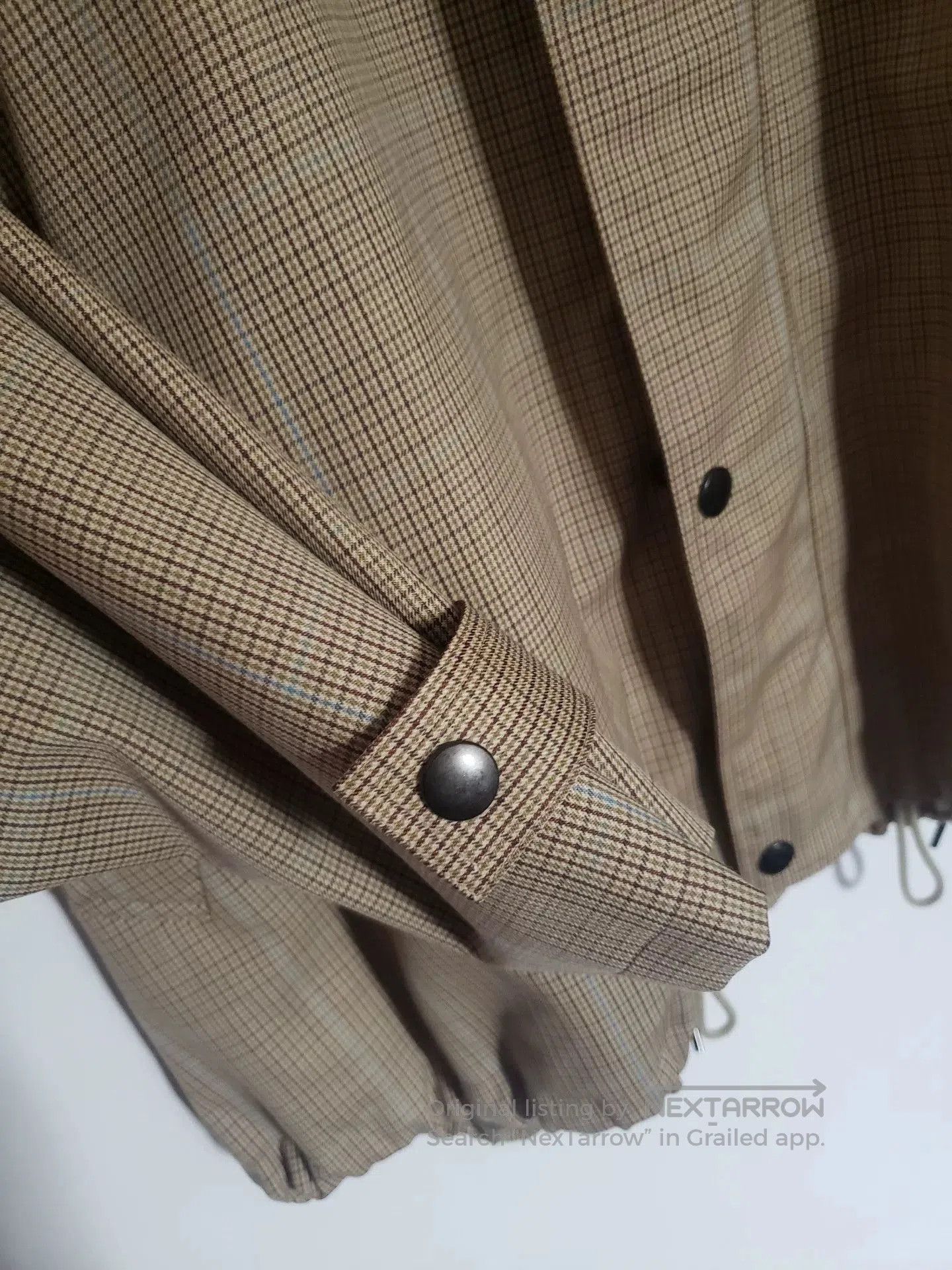 Auralee Auralee Plaid Trench Coat Jacket. Size US XL / EU 56 / 4 - 3 Thumbnail