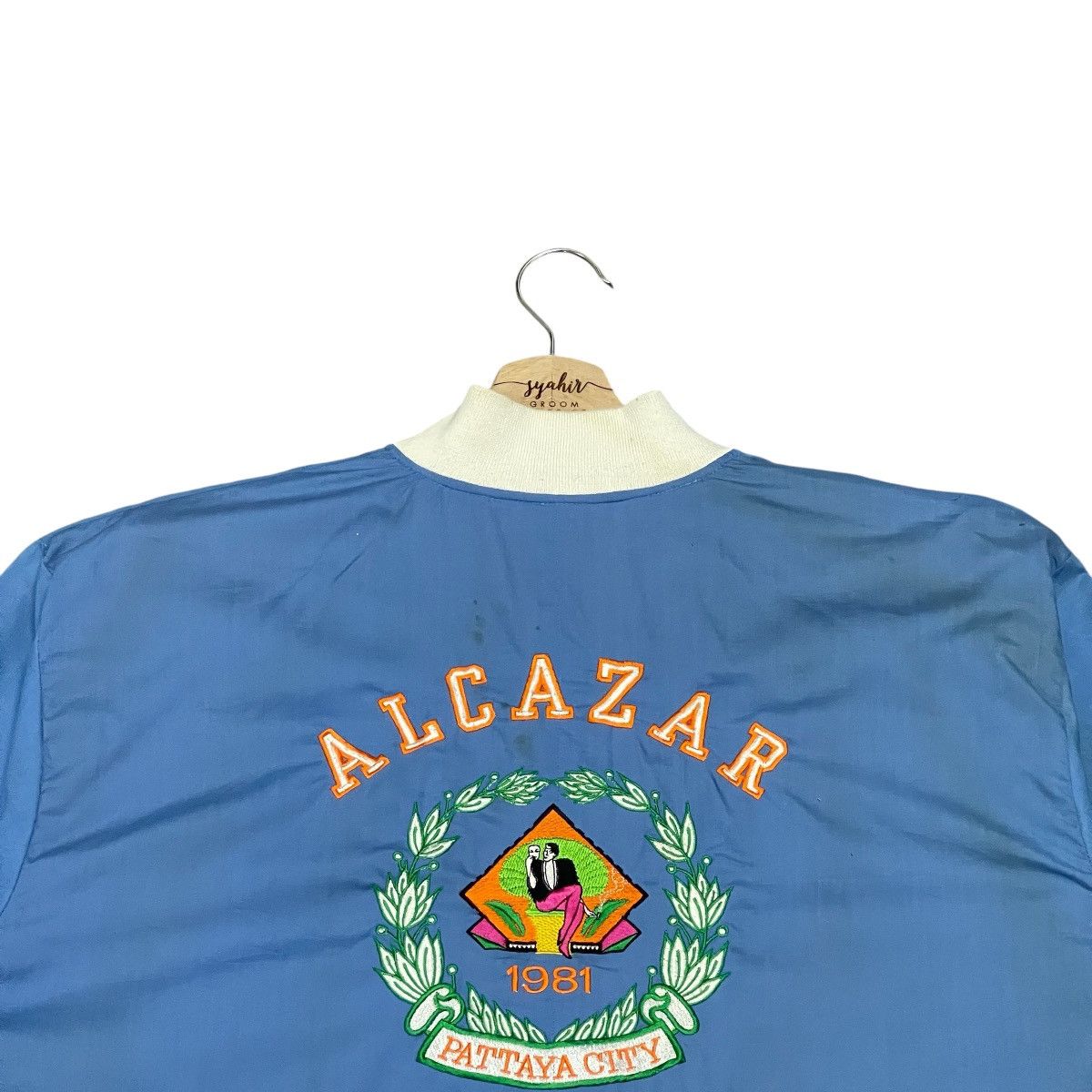 Vintage Vintage 80s Pattaya City Reversible Varsity Jacket Size US L / EU 52-54 / 3 - 6 Thumbnail