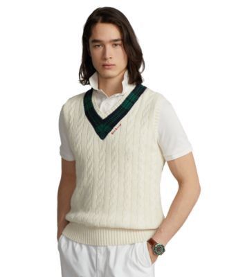Polo Ralph Lauren Polo Ralph Lauren Cotton-Cashmere Cricket Vest Size US XL / EU 56 / 4 - 2 Thumbnail