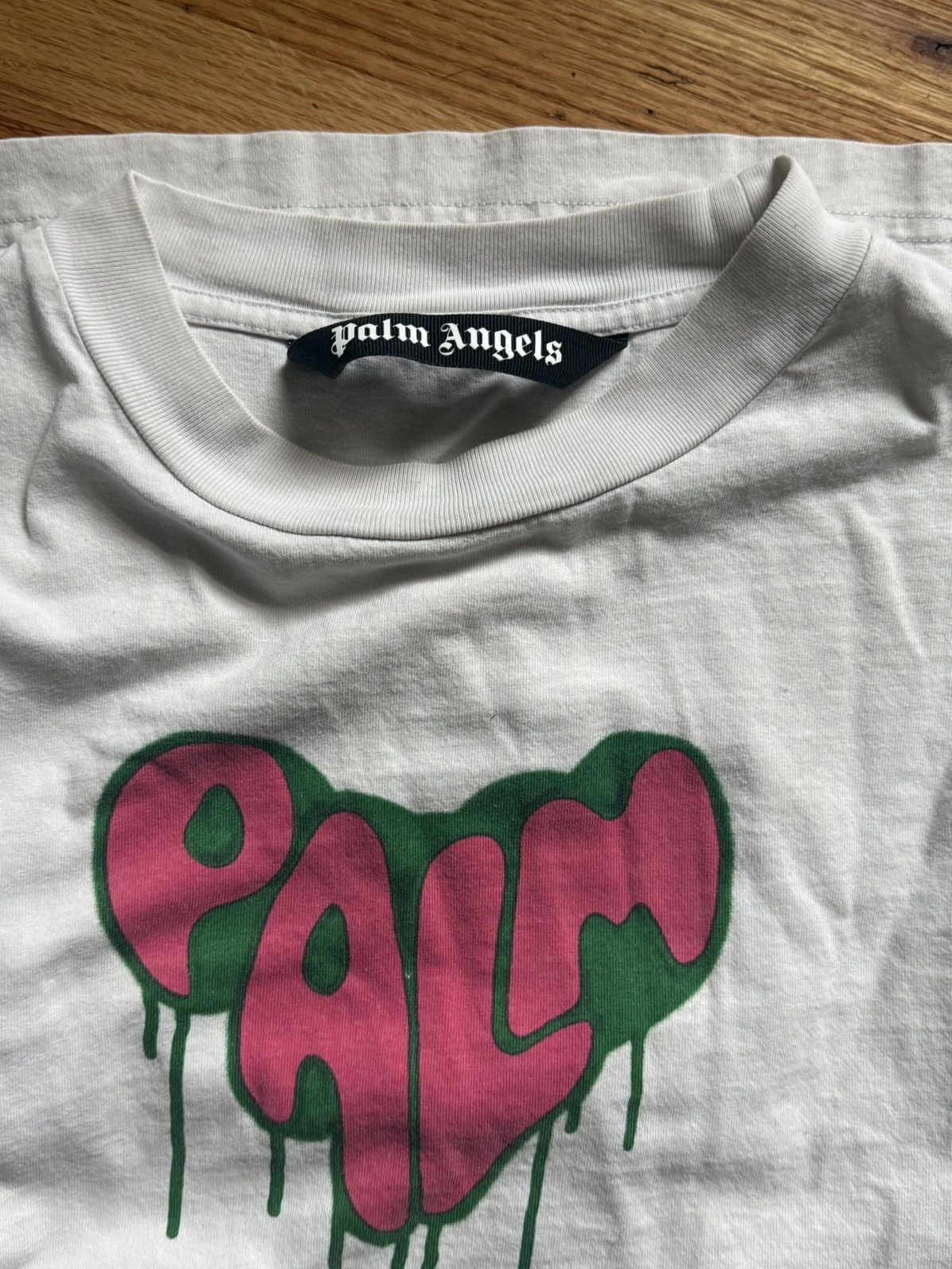 Palm Angels Palm Angels Heart Tee White Size US L / EU 52-54 / 3 - 3 Thumbnail