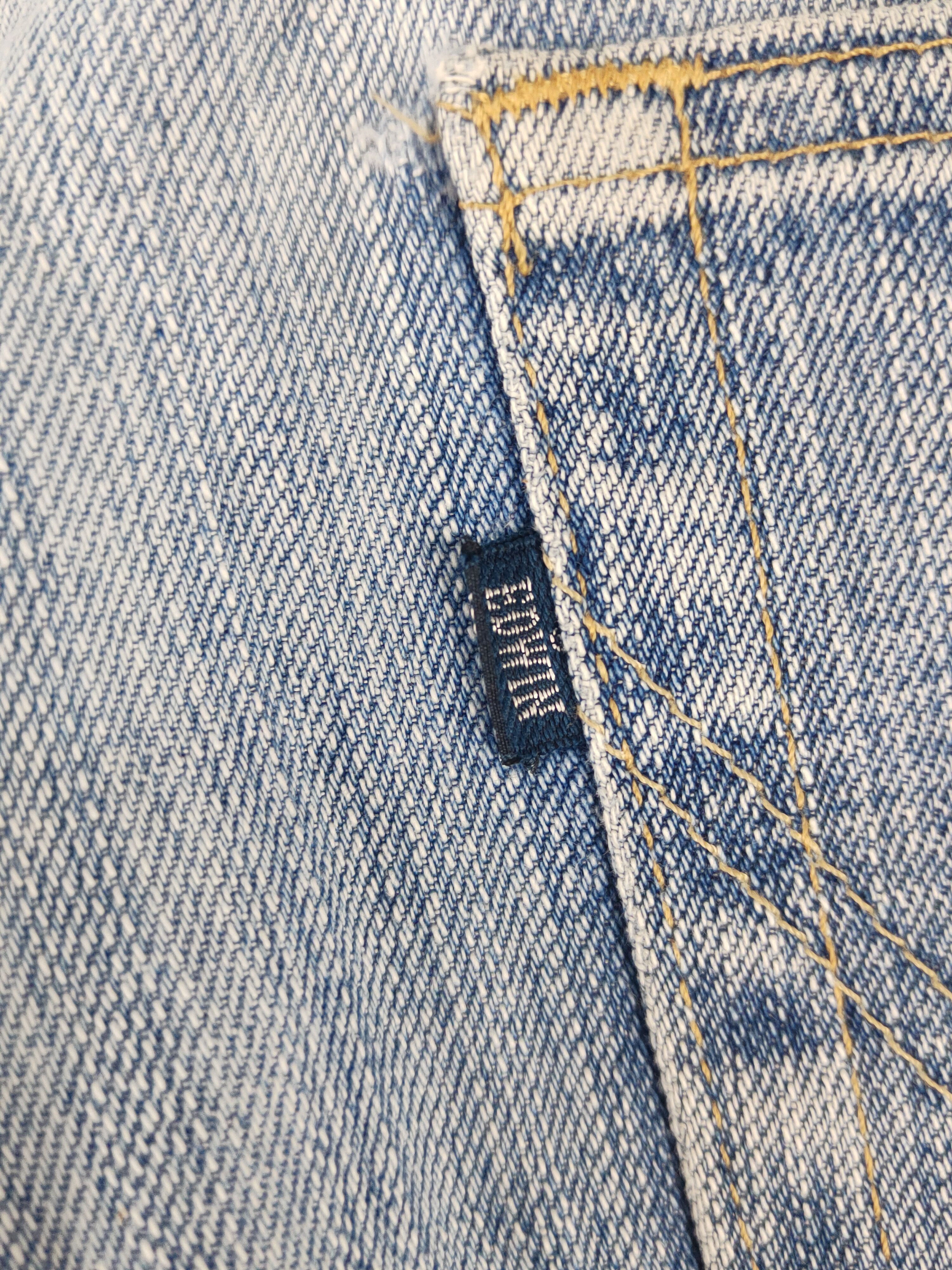 Edwin Edwin Light Blue Distressed Ripped denim Jeans #W1717 Size US 36 / EU 52 - 8 Thumbnail