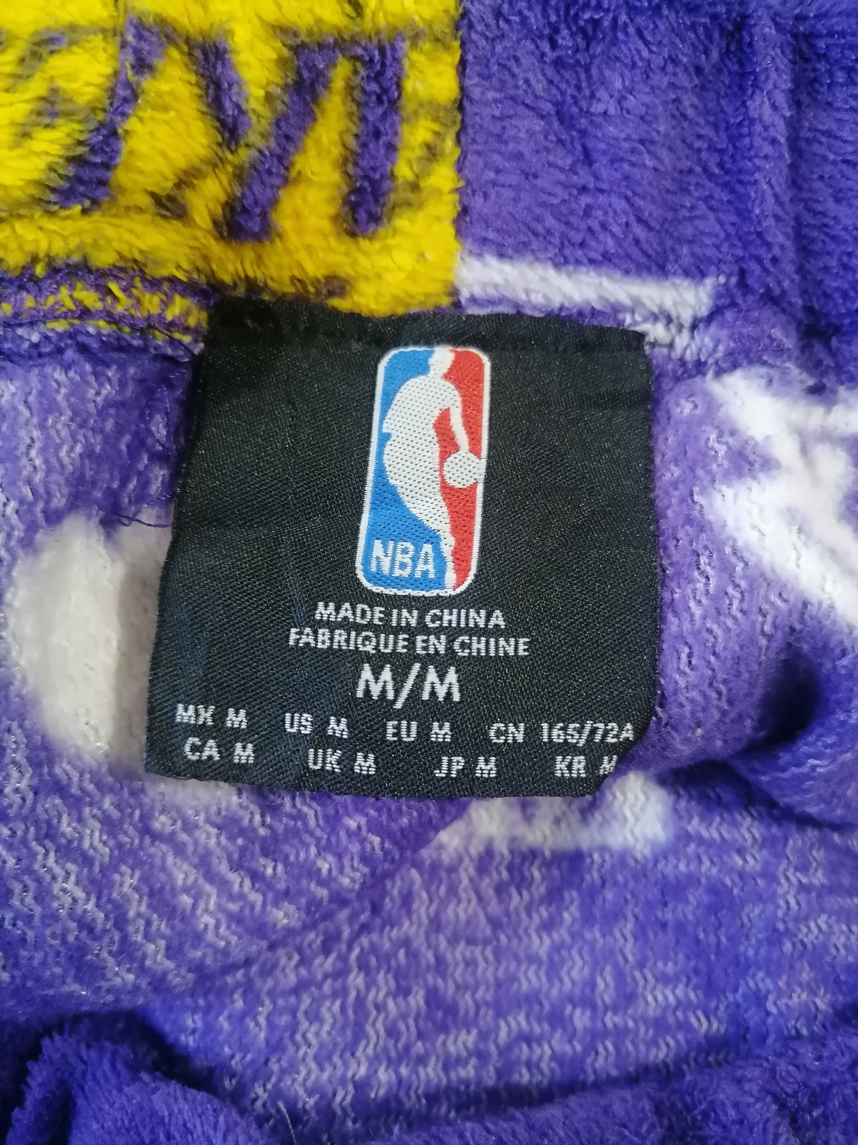 NBA Los Angeles Lakers 3q Fleece Pant Size US 33 - 3 Thumbnail