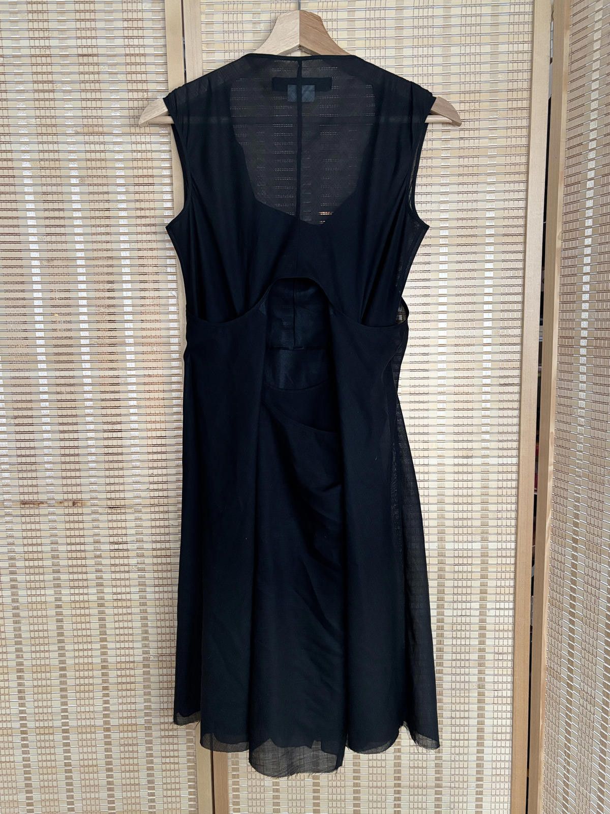 Junya Watanabe COMME des GARÇON JUNYA WATANABE Black Layered Midi Dress Size S / US 4 / IT 40 - 2 Thumbnail