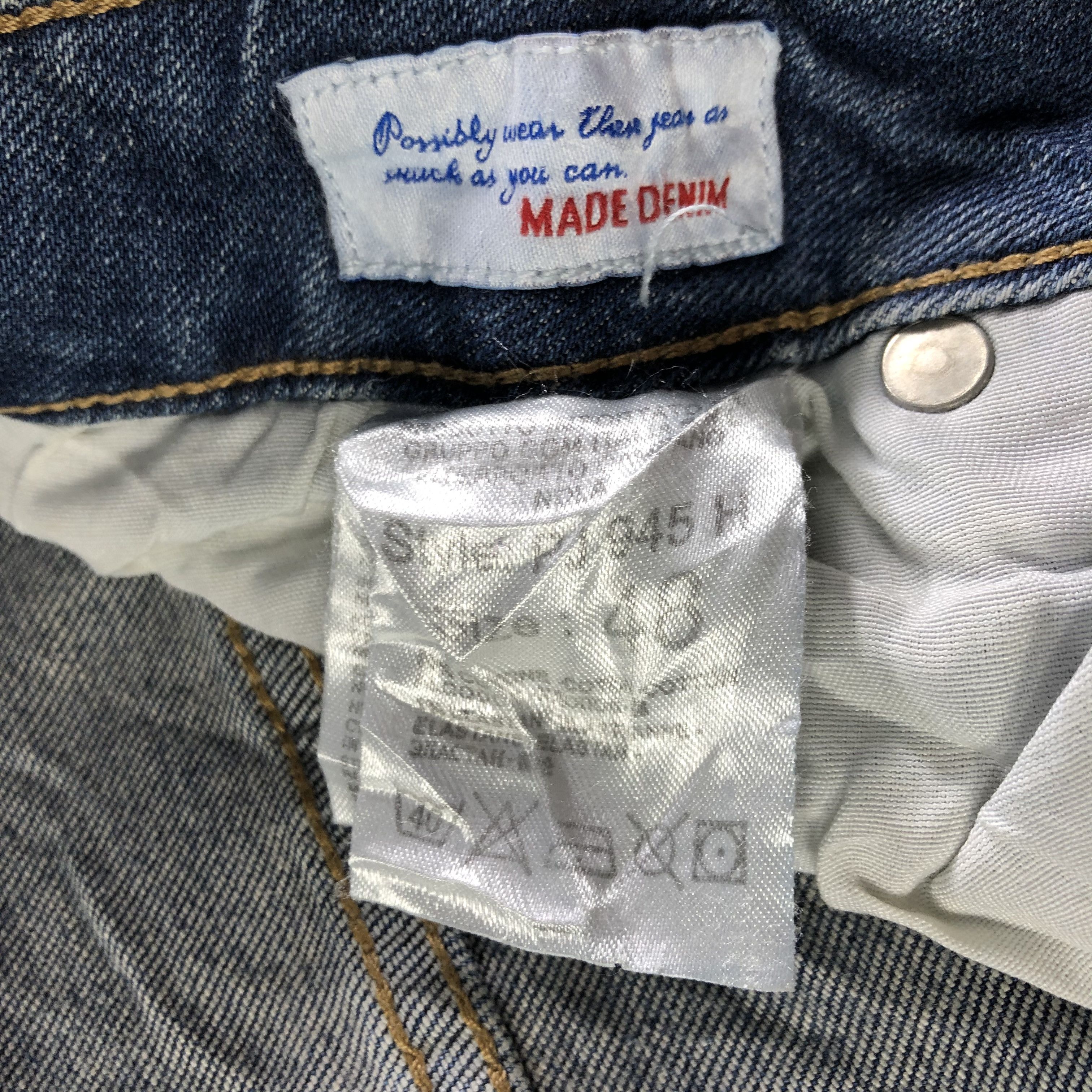 HAMAKI-HO Hamaki-Ho Distressed Jeans Skinny Denim KJ3111 Size US 32 / EU 48 - 9 Thumbnail