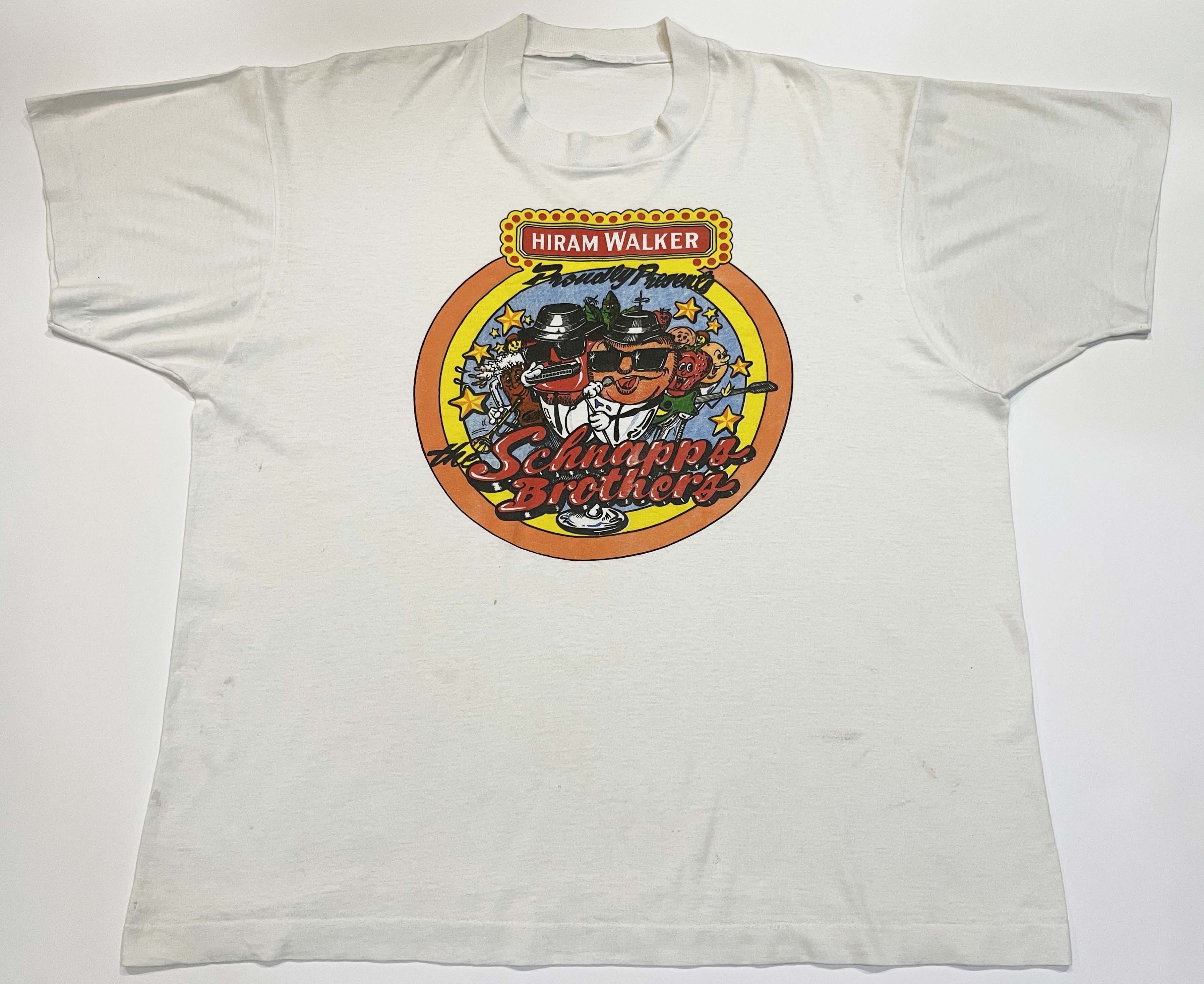 Vintage Vintage the Schnapps Brothers Hiram Walker T-Shirt Size US L / EU 52-54 / 3 - 1 Thumbnail