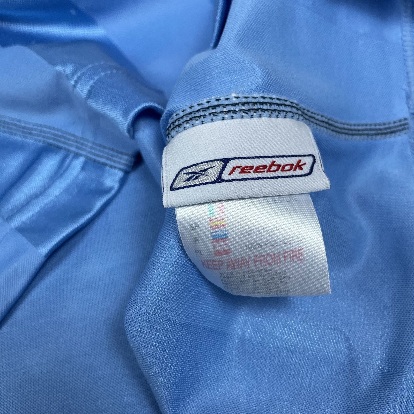 Reebok × Vintage Reebok Men's Blue V-Neck Manchester City F.C. Jersey Large Size US L / EU 52-54 / 3 - 10 Thumbnail