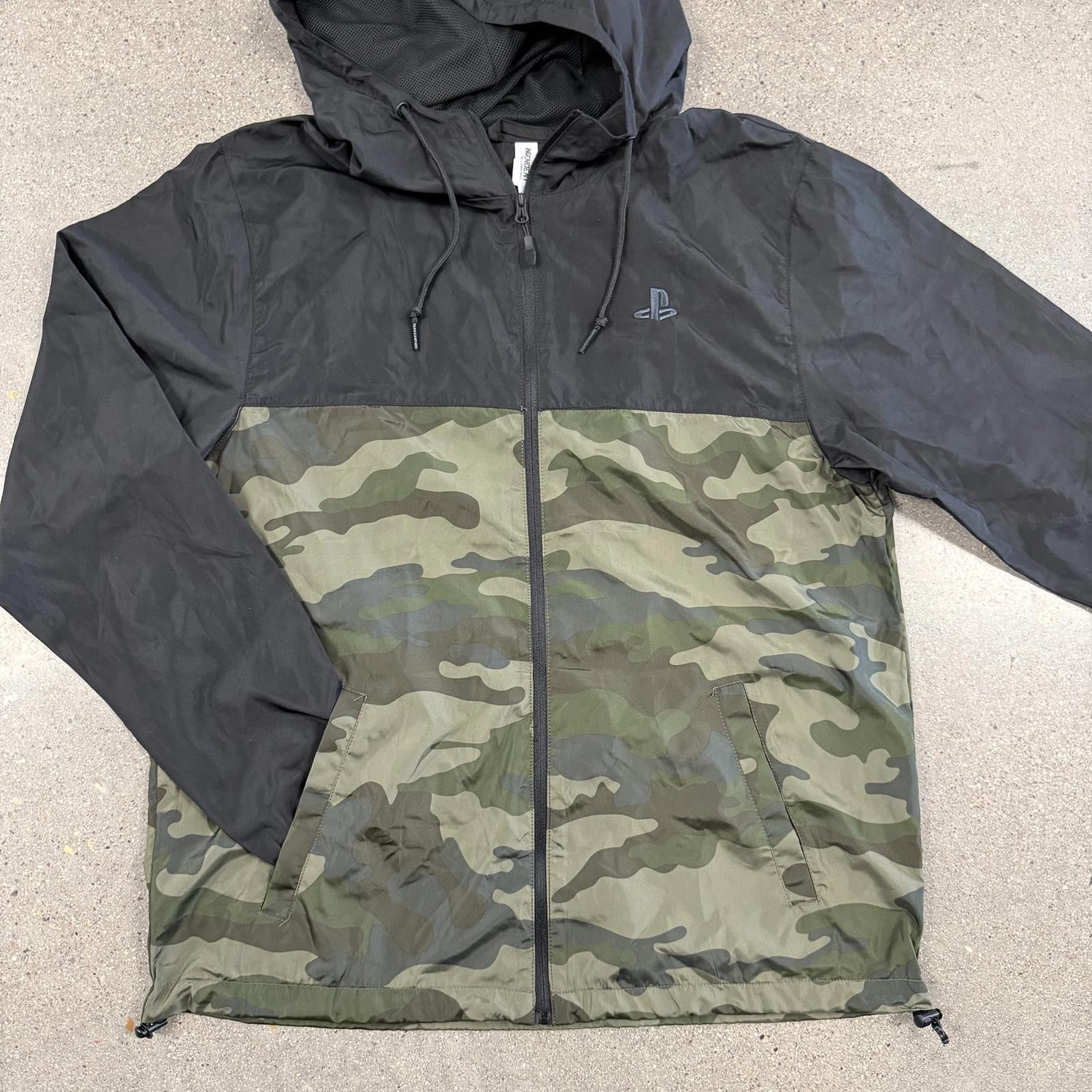 Playstation Sony PlayStation JAPAN Camo Windbreaker Jacket Men's L RARE Size US L / EU 52-54 / 3 - 2 Thumbnail