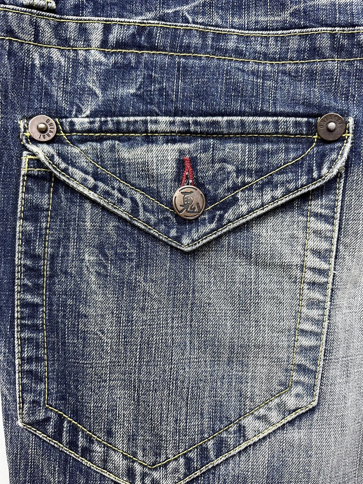 Onia VTG FLARE🔥ONIARAI Clawmark Whisker Distressed Blue Denim Size US 32 / EU 48 - 18 Thumbnail