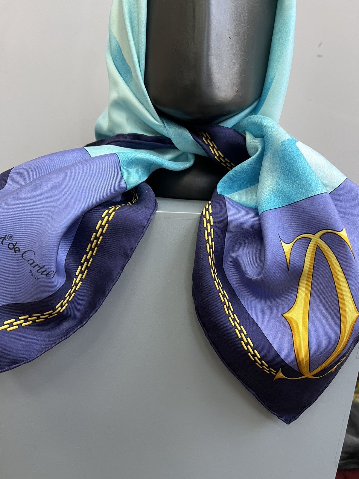 Cartier × Other × Vintage Vintage Must de Cartier scarf Size ONE SIZE - 4 Thumbnail