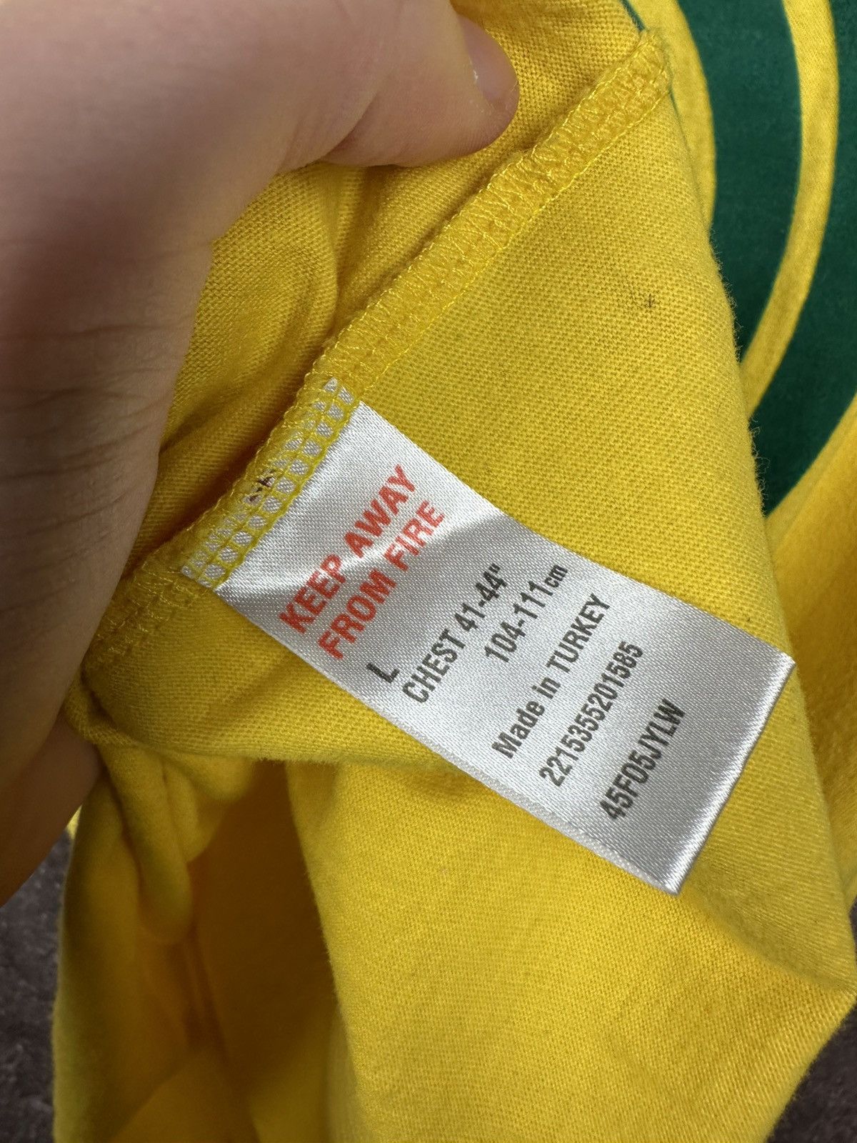 Hysteric Glamour × Undercover Y2K Hysteric Glamour Vibe T Shirt Brazil Soccer Size US L / EU 52-54 / 3 - 5 Thumbnail