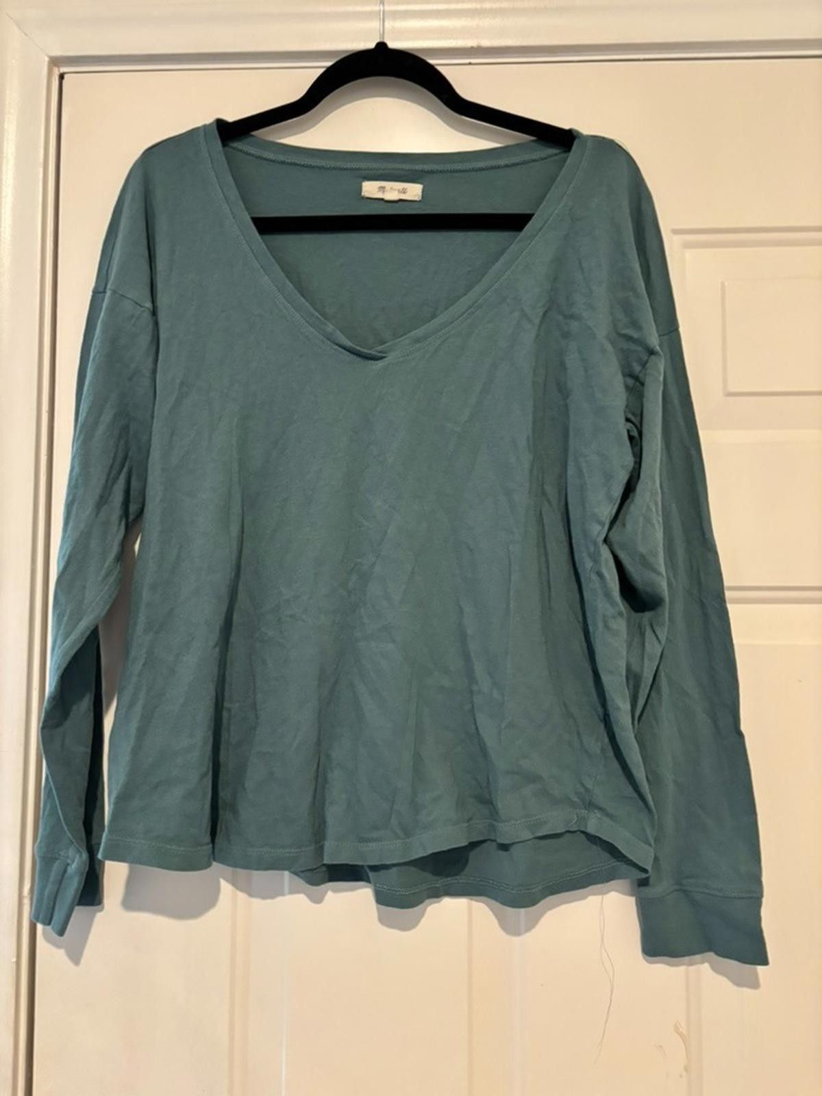 Madewell Women's sz very oversized S aqua Madewell tee #656 Size S / US 4 / IT 40 - 1 Thumbnail