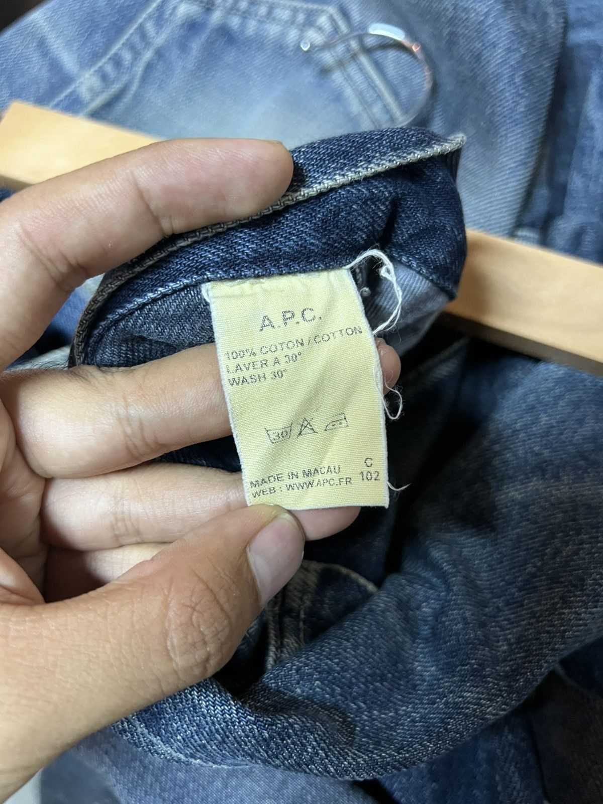 A.P.C. × Japanese Brand A.P.C. Distress Selvedge Denim Size US 30 / EU 46 - 10 Thumbnail