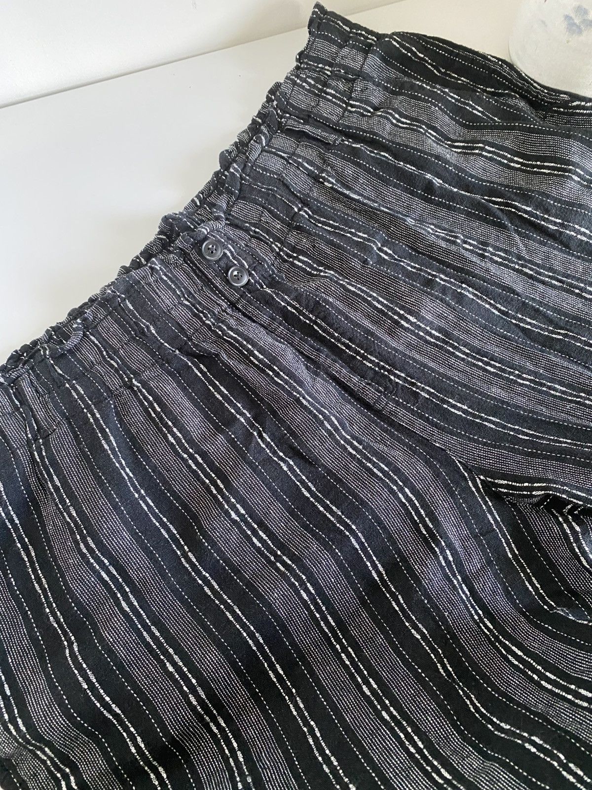 Other Briggs Women's XXL Pull on Pants Black & White NWOT Size 42" / US 20 - 10 Thumbnail