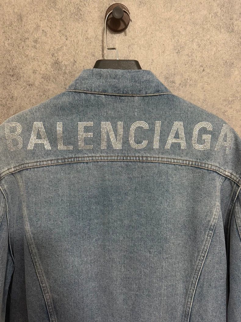 Balenciaga Balenciaga Classic blazing light wash back rhinestone mono Size US XXS / EU 40 - 2 Thumbnail