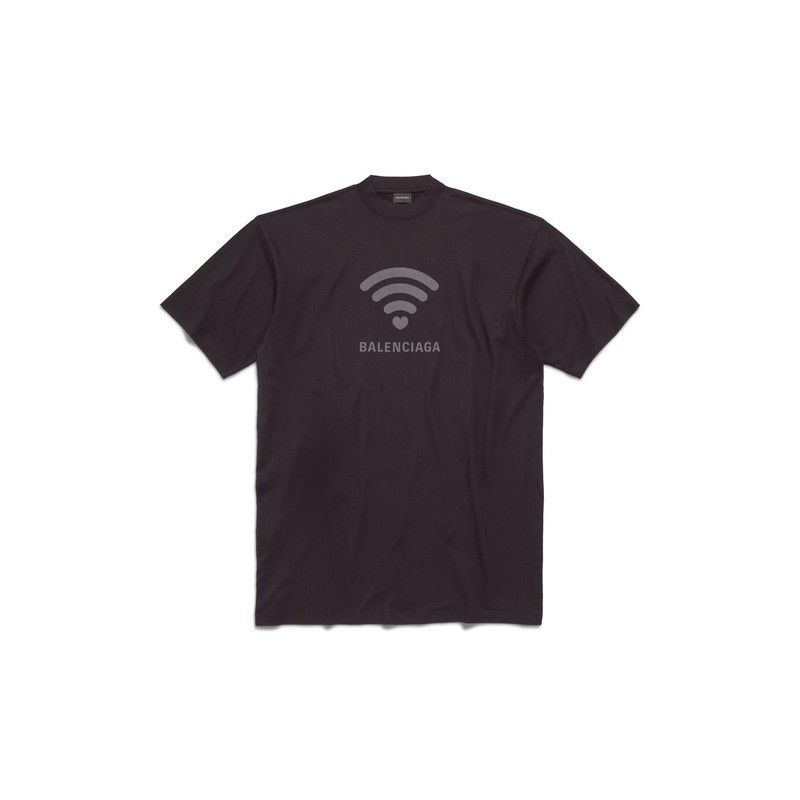 Balenciaga o1tr1nto0825 Lo_ve T-Shirt Dress in Black Size M / US 6-8 / IT 42-44 - 1 Thumbnail