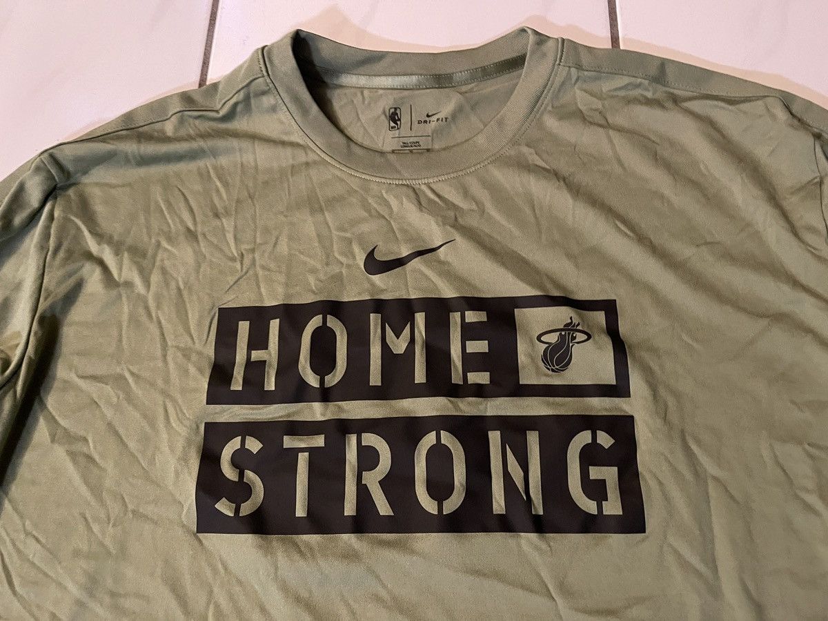 Nike Nike Miami Heat Home Strong Shirt Dri-Fit Green Men's XL Size US XL / EU 56 / 4 - 3 Thumbnail
