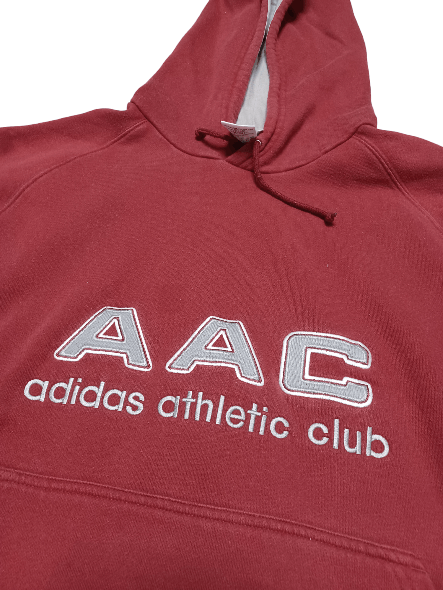 Adidas 2000 VINTAGE ADIDAS ATHLETIC CLUB VINTAGE BIGLOGO HOODIE Size US L / EU 52-54 / 3 - 3 Thumbnail