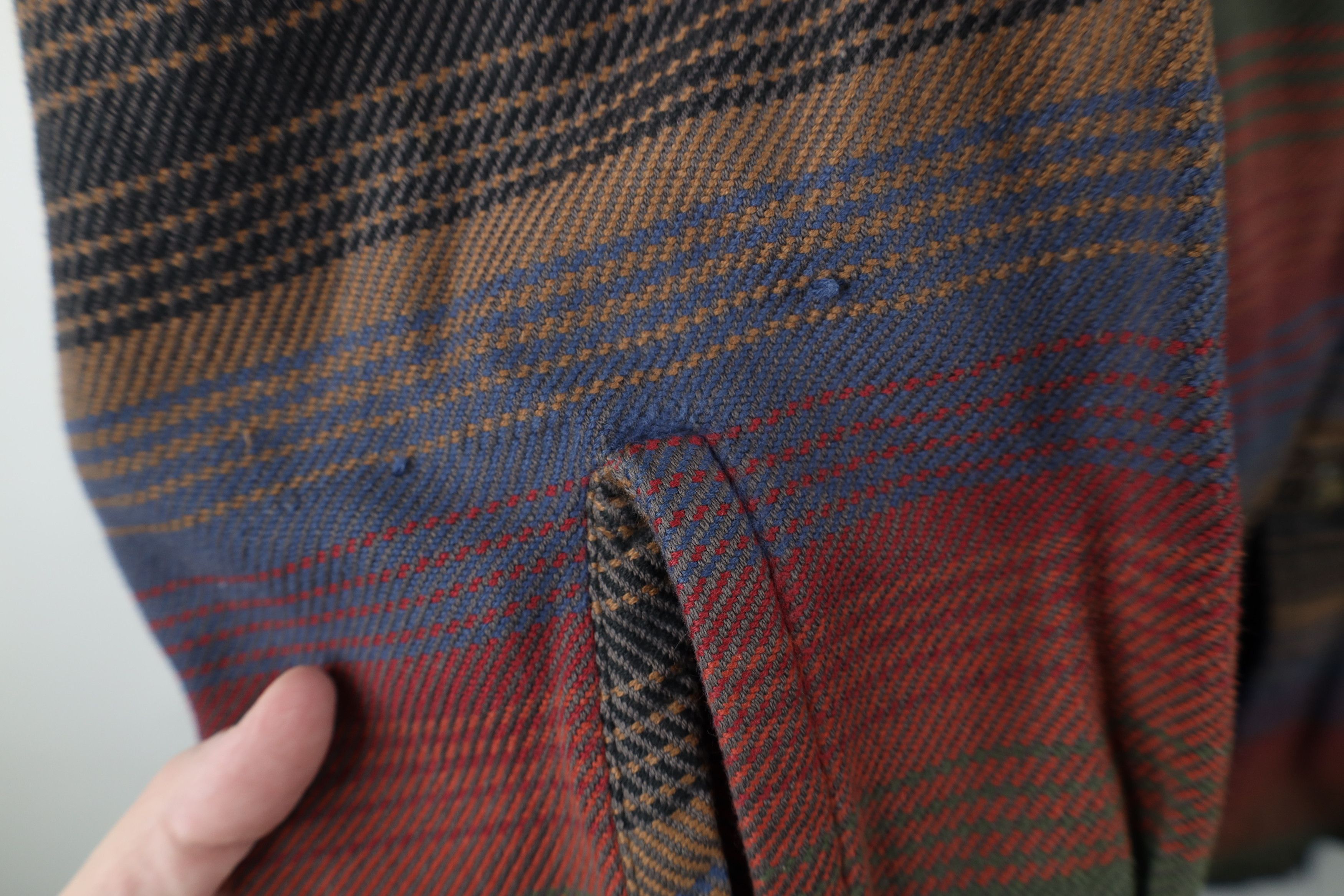 Vintage Vintage 90s Streetwear Heavy Button Shirt Rainbow Striped Size US XXL / EU 58 / 5 - 7 Thumbnail