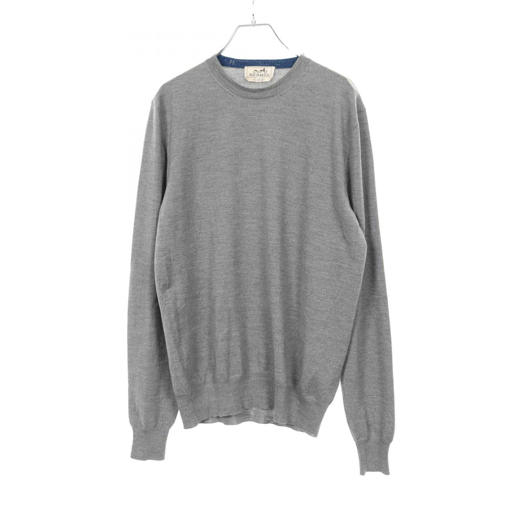 Hermes Hermes Hermes Wool Knit Top Textile Tops DUTY FREE for USA Size ONE SIZE - 1 Thumbnail