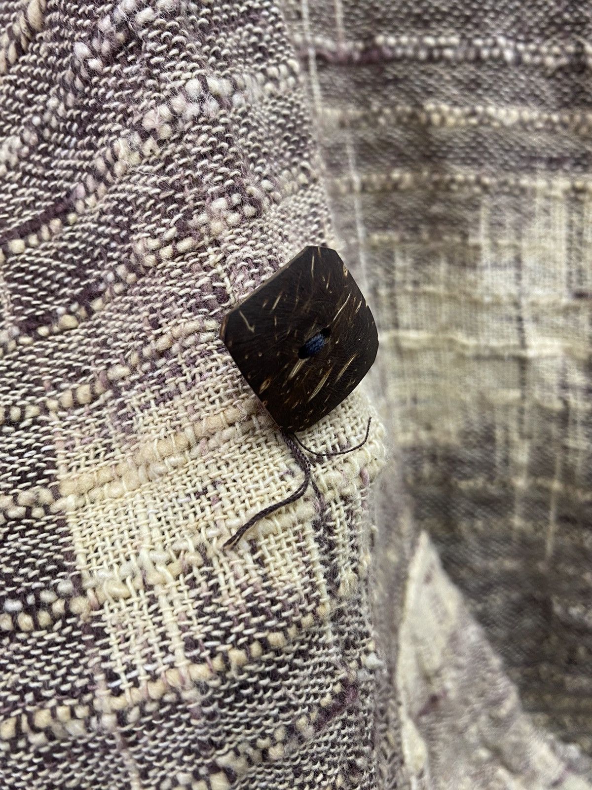 If Six Was Nine × Le Grande Bleu (L.G.B.) Vtg Ethnie Label kapital style Classic Jacket Size US L / EU 52-54 / 3 - 9 Thumbnail