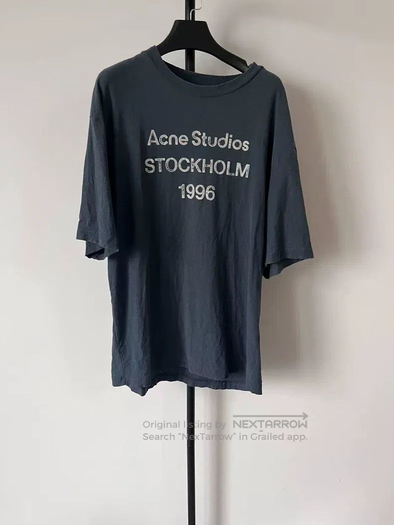 Acne Studios Acne Studios 1996 Series Letter Round Neck Short Sleeve Lo Size US M / EU 48-50 / 2 - 1 Thumbnail