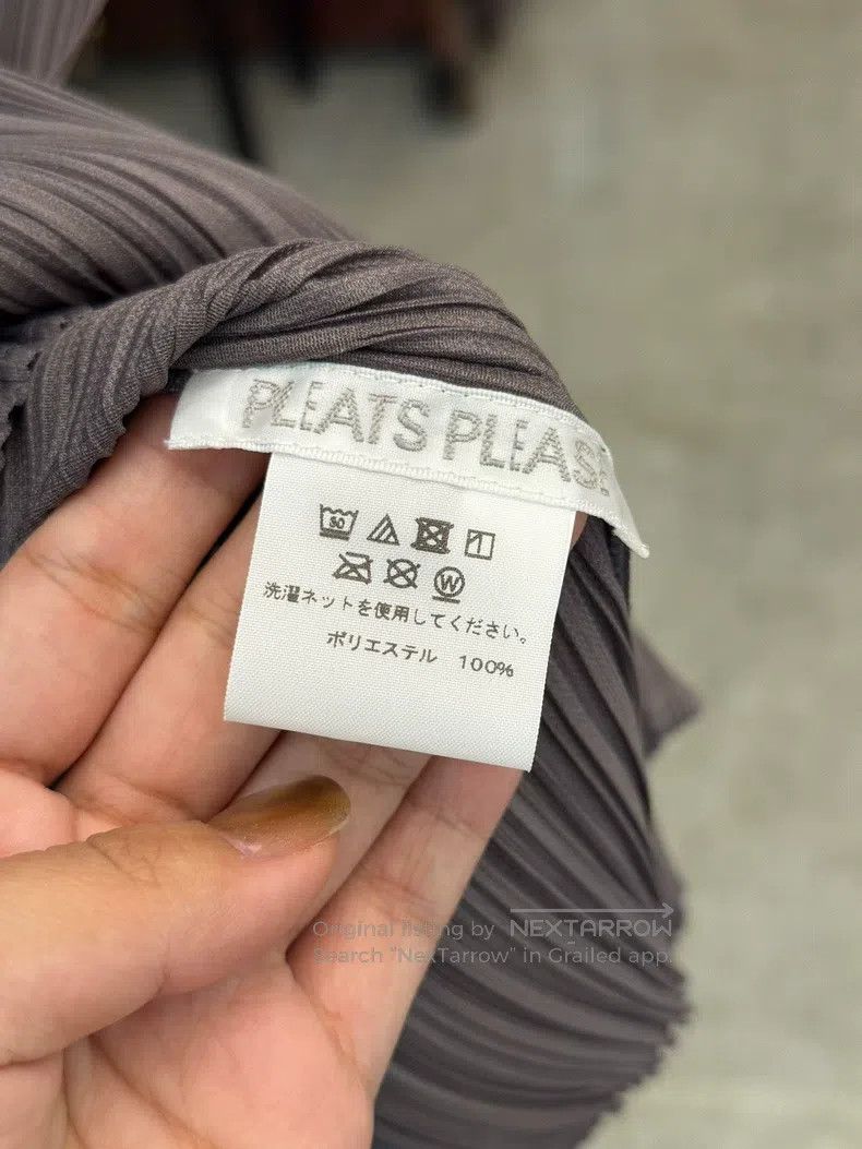 Issey Miyake Issey Miyake Brown Kelp-style Short-sleeve T-shirt Size L / US 10 / IT 46 - 3 Thumbnail