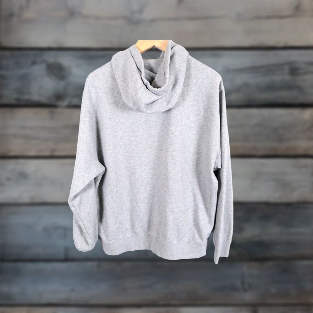 Nike Nike Club Fleece Hoodie Mens XL Heather Gray Drawstring Pullover Sweatshirt Size US XL / EU 56 / 4 - 1 Thumbnail
