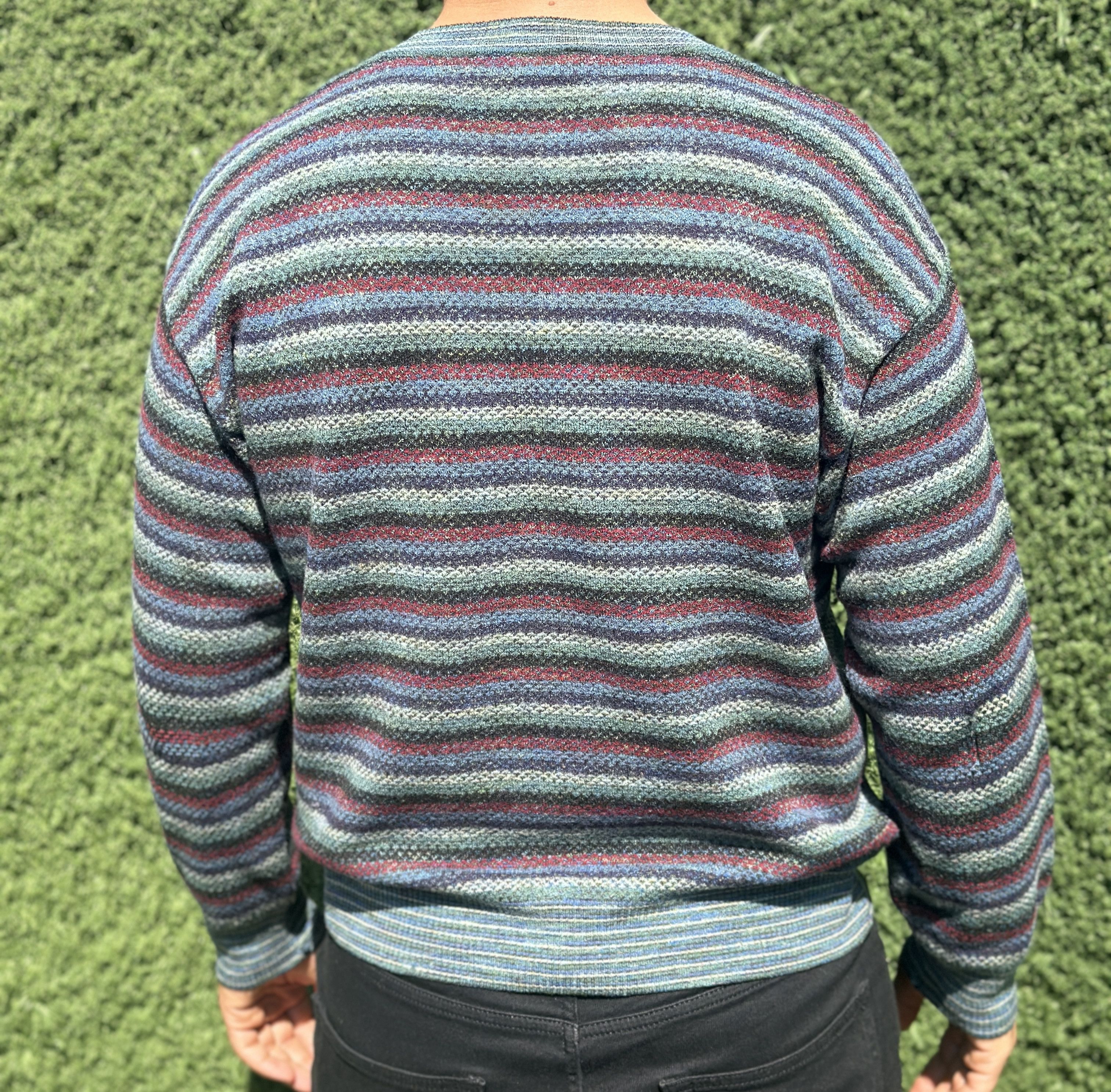Missoni Missoni Sport Rainbow 3D Striped Pullover Cosby Size 54 L Size US L / EU 52-54 / 3 - 5 Thumbnail