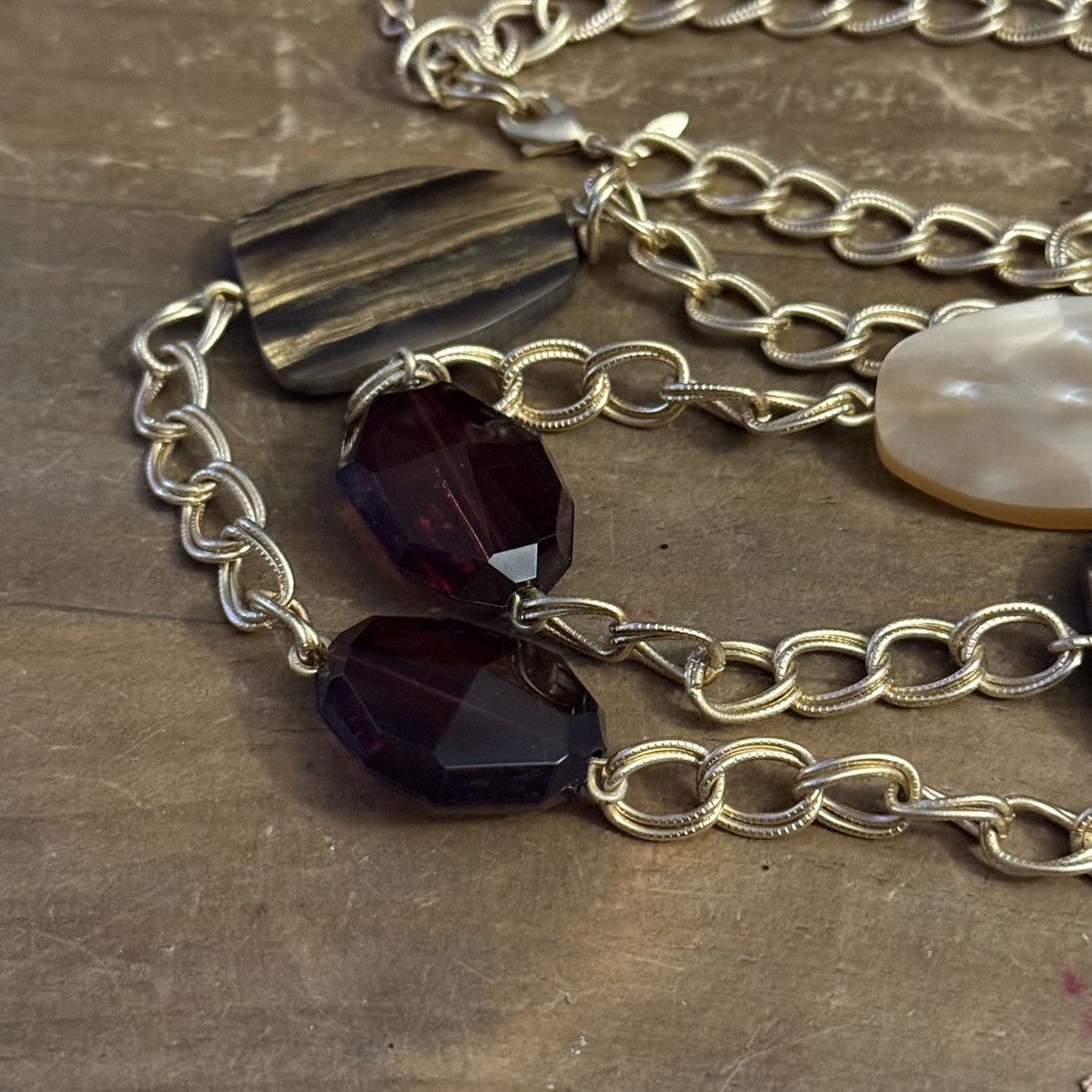 Other Avon long faceted station nugget necklace gift set Size ONE SIZE - 4 Thumbnail