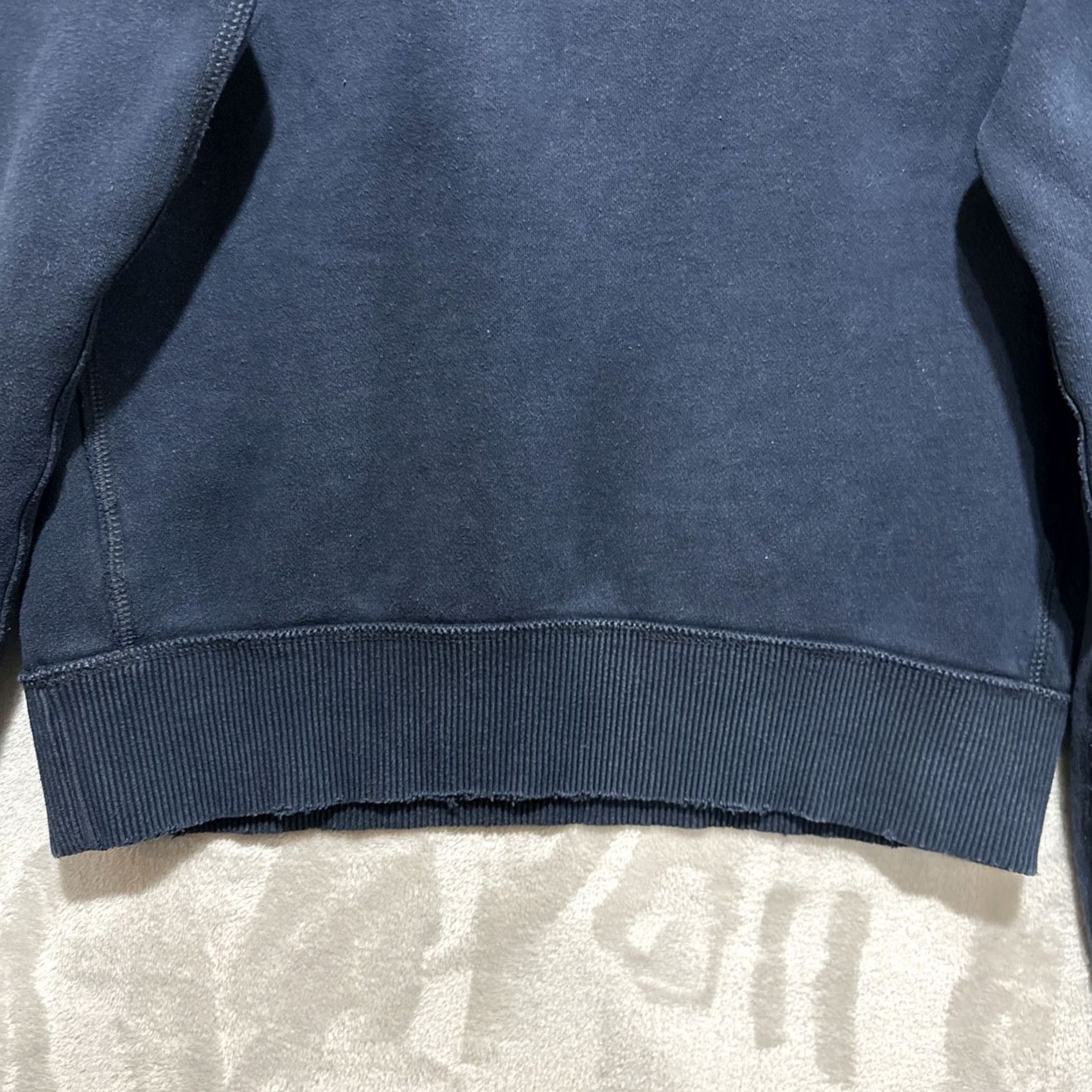Abercrombie & Fitch VINTAGE Abercrombie & Fitch Muscle-Fit Hoodie Men's M Blue Fleece Logo Half Button Pullover Size US M / EU 48-50 / 2 - 7 Thumbnail