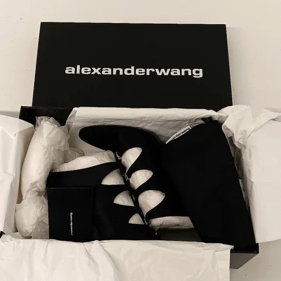 Alexander Wang Alexander Wang Lolita Crystal Embellish Sandal Heels EU37 Size US 7 / IT 37 - 14 Thumbnail