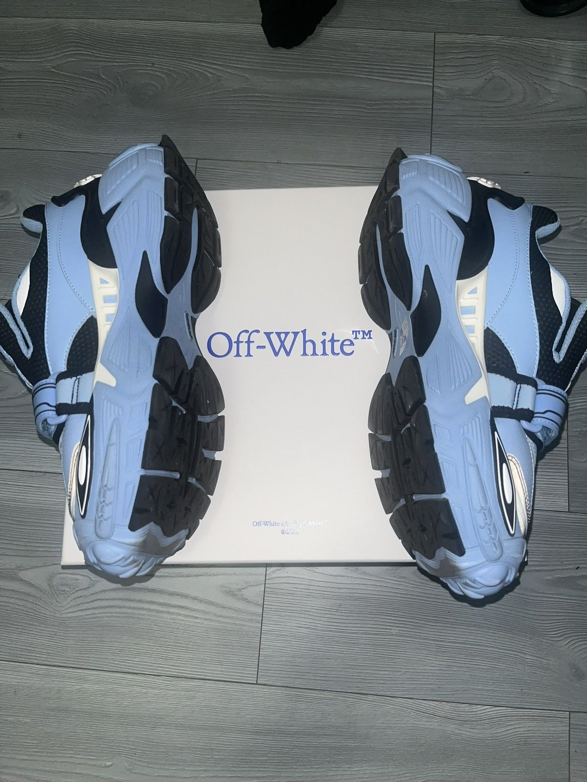 Off-White Off-White Glove Slip On Light Blue Size US 10 / EU 43 - 2 Thumbnail
