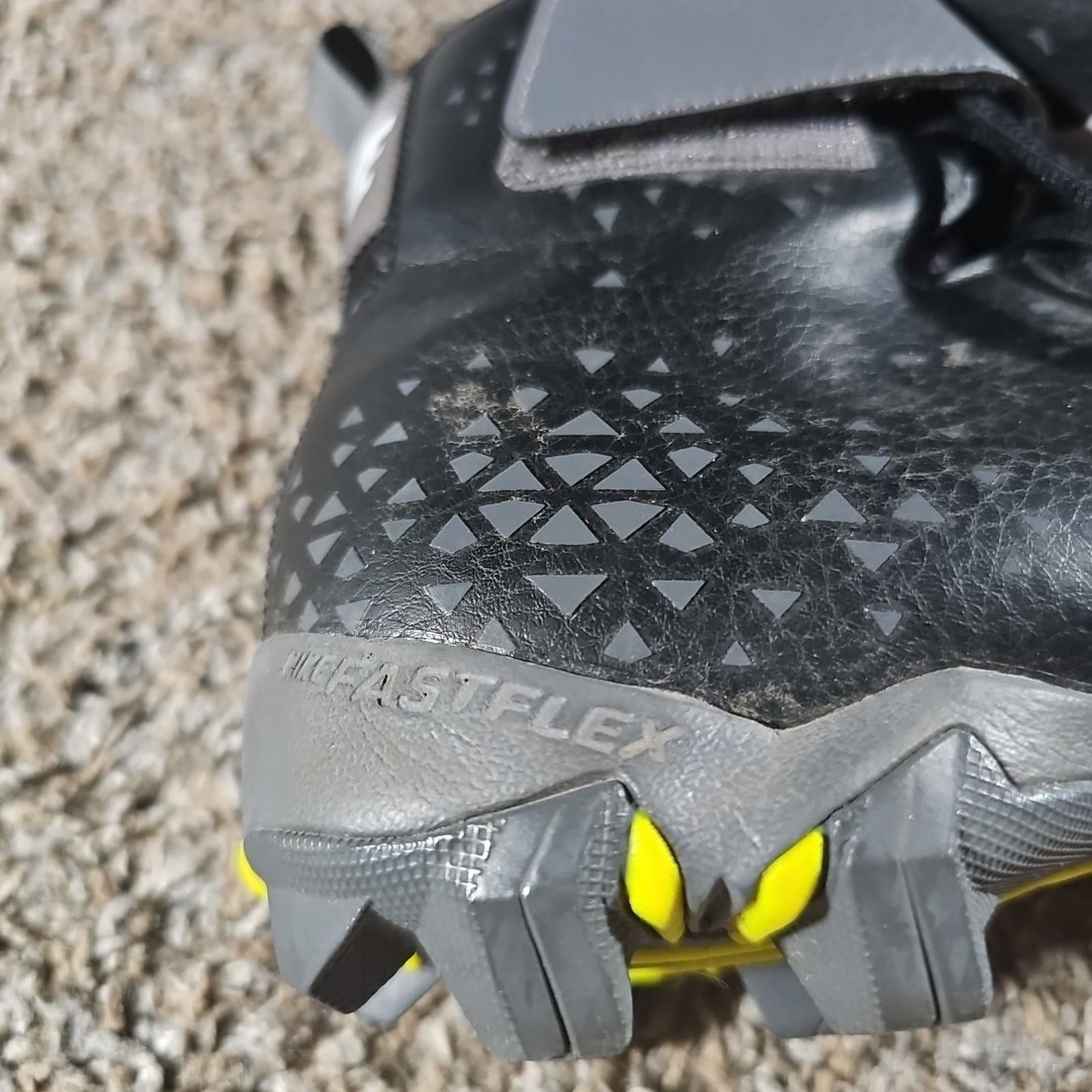 Nike Nike Fastflex Cleats 6Y Black Gray used 880133-002 Size ONE SIZE - 3 Thumbnail
