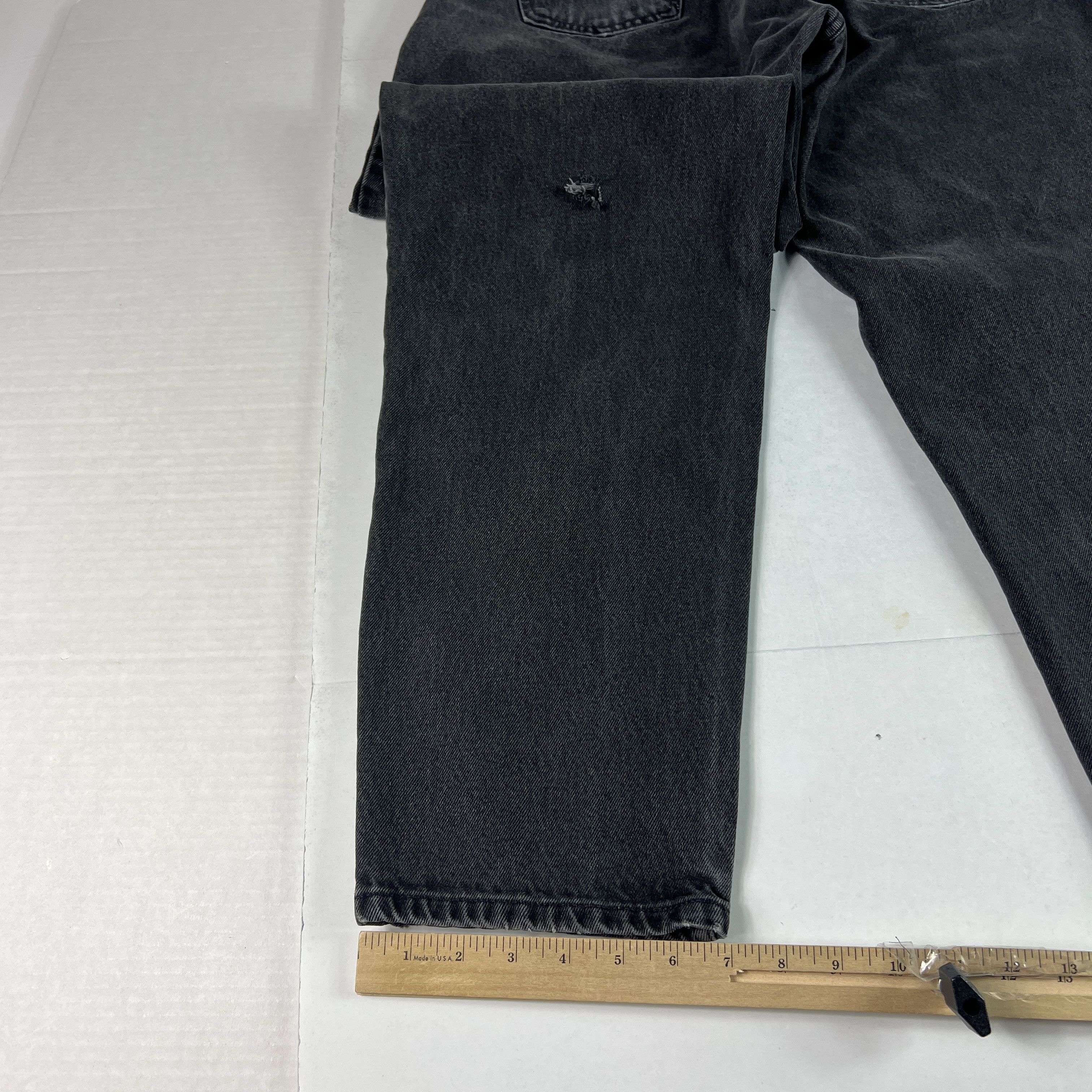 Levi's VTG 90s Levi's Jean 560 Loose Taper Black Denim Orange Tab Size US 32 / EU 48 - 3 Thumbnail