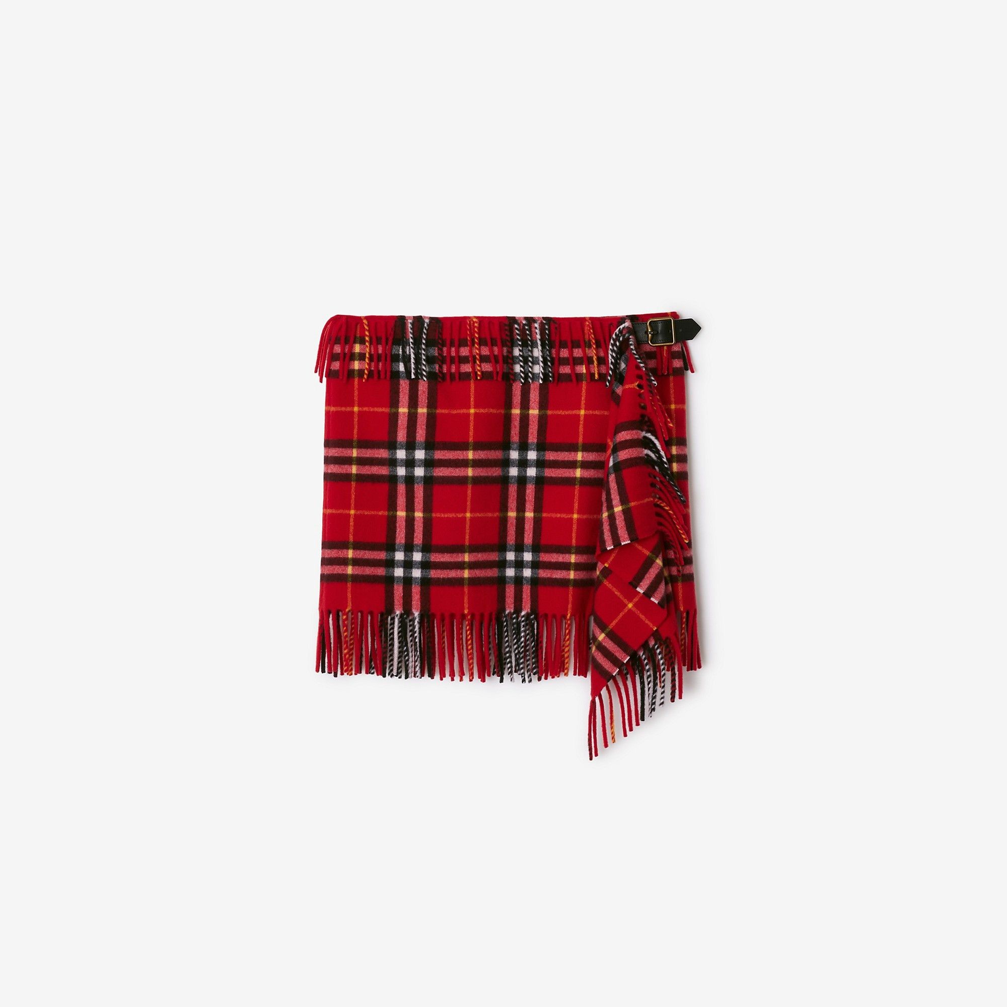 Burberry o1w1db10426 Check Wool Cashmere Mini Kilt in Multicolor Size 28" / US 6 / IT 42 - 1 Thumbnail