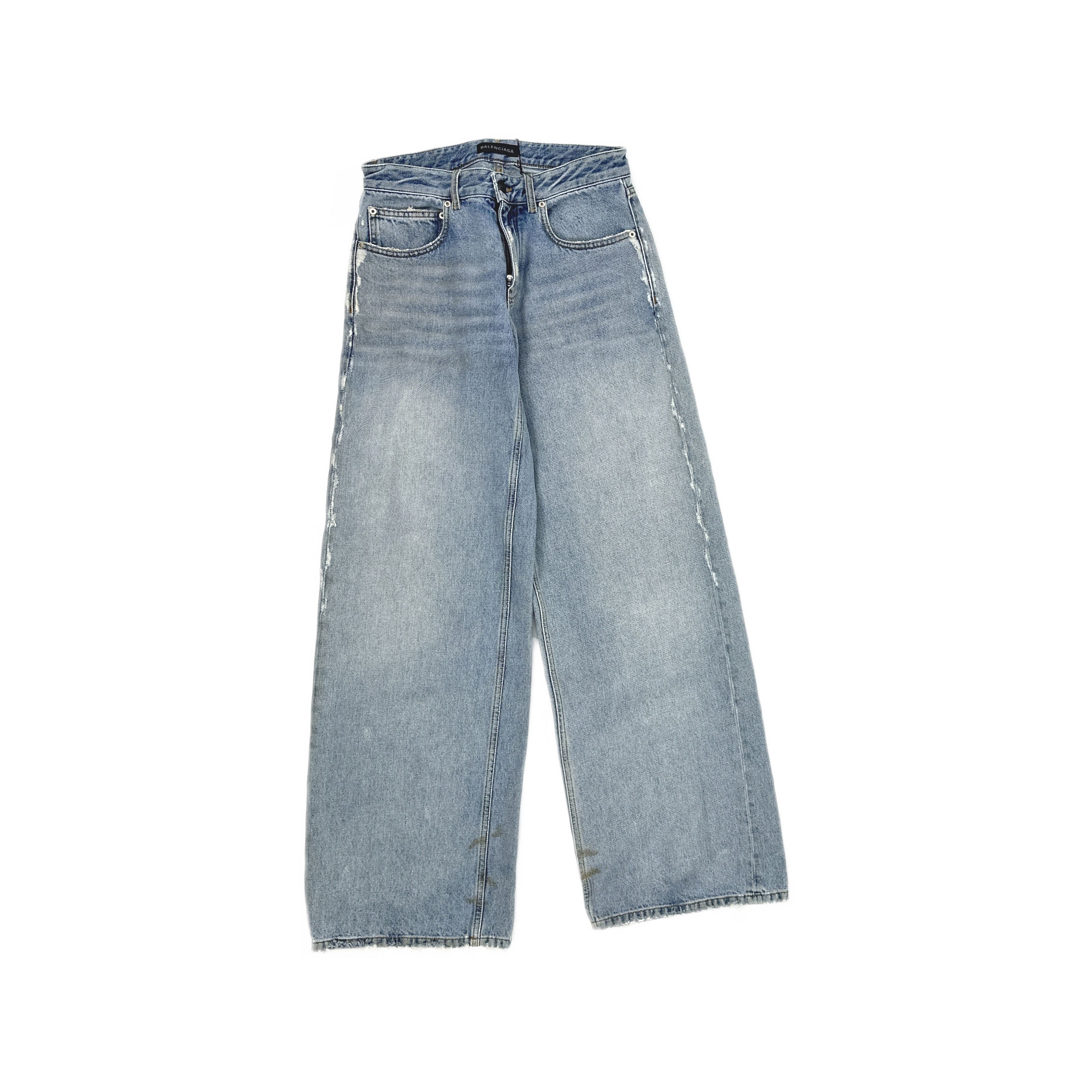 Balenciaga Balenciaga Light Blue Denim Jeans Size 25 Size 25" / US 0 / IT 36 - 1 Thumbnail
