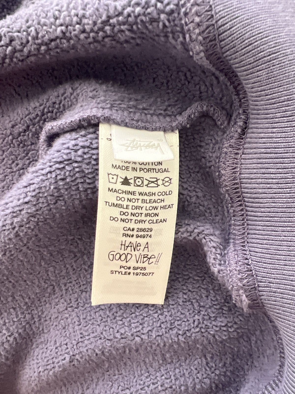 Stussy DICE ZIP HOODIE PIGMENT DYED Size US L / EU 52-54 / 3 - 5 Thumbnail