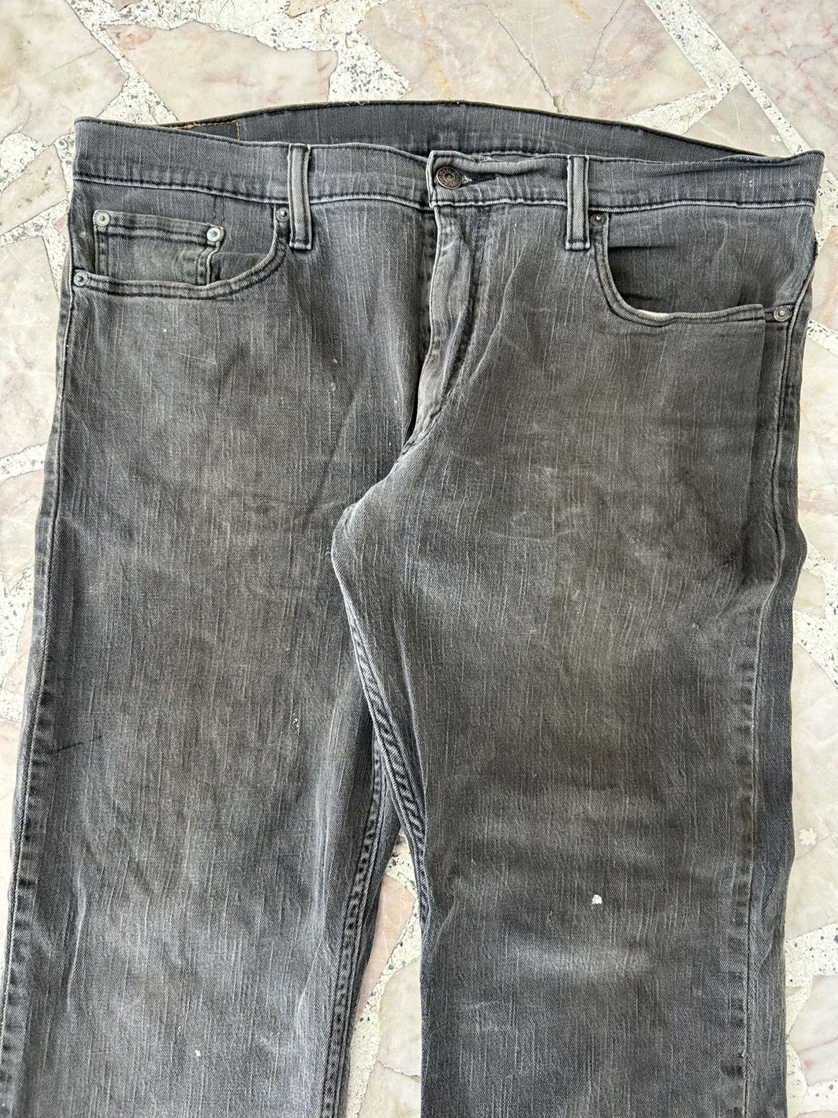 Levi's Levis 514 Denim Vintage Faded Black Trousers Size US 38 / EU 54 - 4 Thumbnail
