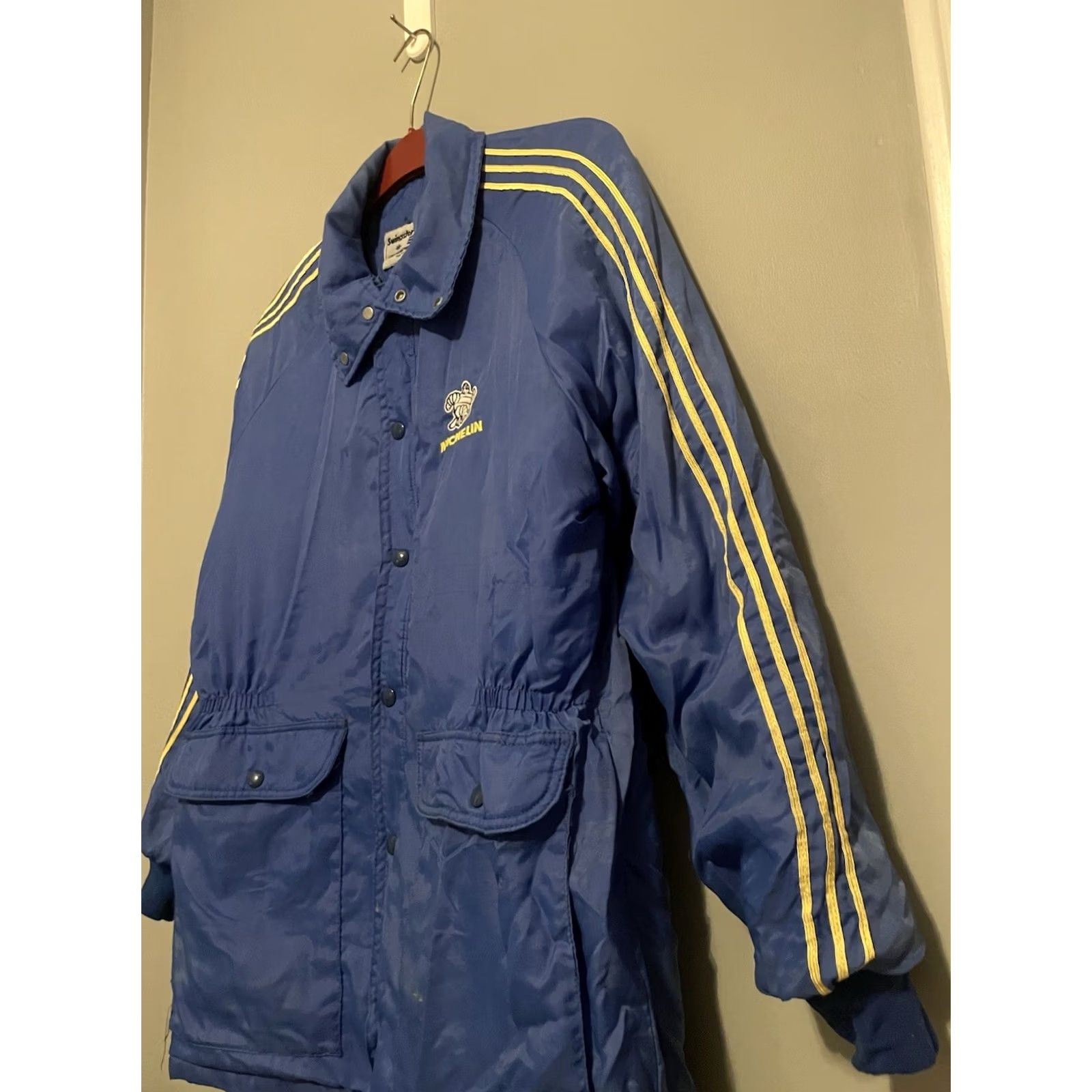 Vintage VINTAGE Swingster Jacket Men M Blue 90s Racing NASCAR Automotive Puffer Full Zip Insulated Mid-Length Size US M / EU 48-50 / 2 - 8 Thumbnail