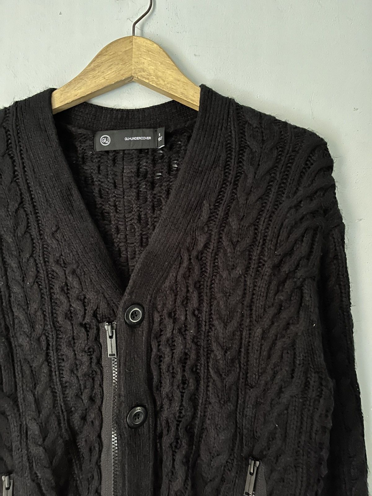 Undercover Undercover Cable knitted cashmere multi zip cardigan Size US S / EU 44-46 / 1 - 3 Thumbnail