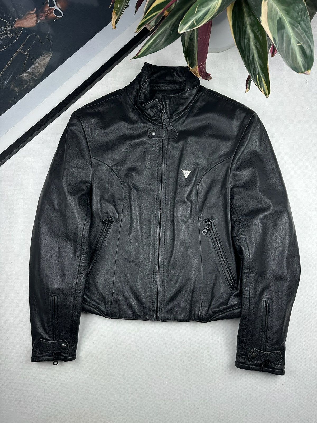 Dainese 90s Vintage Dainese Leather Biker Jacket yohji style Size US S / EU 44-46 / 1 - 1 Thumbnail