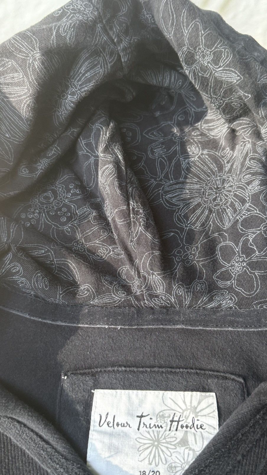 Avenue Avenue Archival VTG 100% Cotton Notch Neck Hoodie Plus 18 Size XXL / US 16-18 / IT 52-54 - 2 Thumbnail