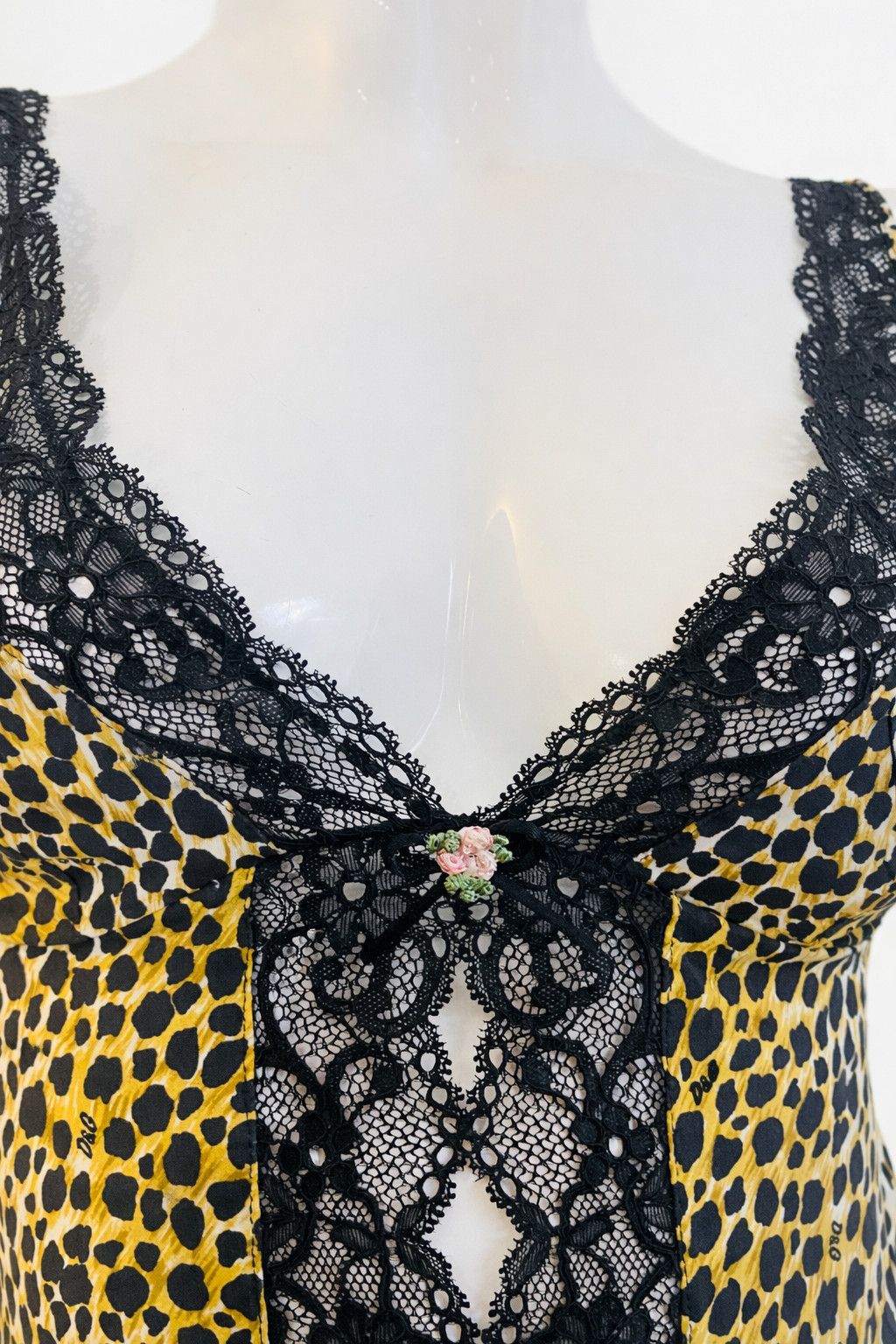 Dolce & Gabbana Dolce & Gabbana Leopard Lace D&G Animal Print Top Size M / US 6-8 / IT 42-44 - 1 Thumbnail