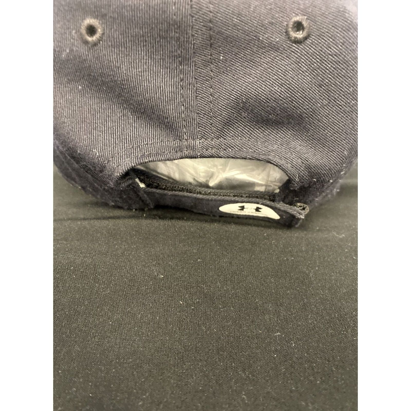Under Armour Under Armour Golf Hat Cap Black OSFM Mens Adjustable Sports Logo Hat Cap Size ONE SIZE - 3 Thumbnail