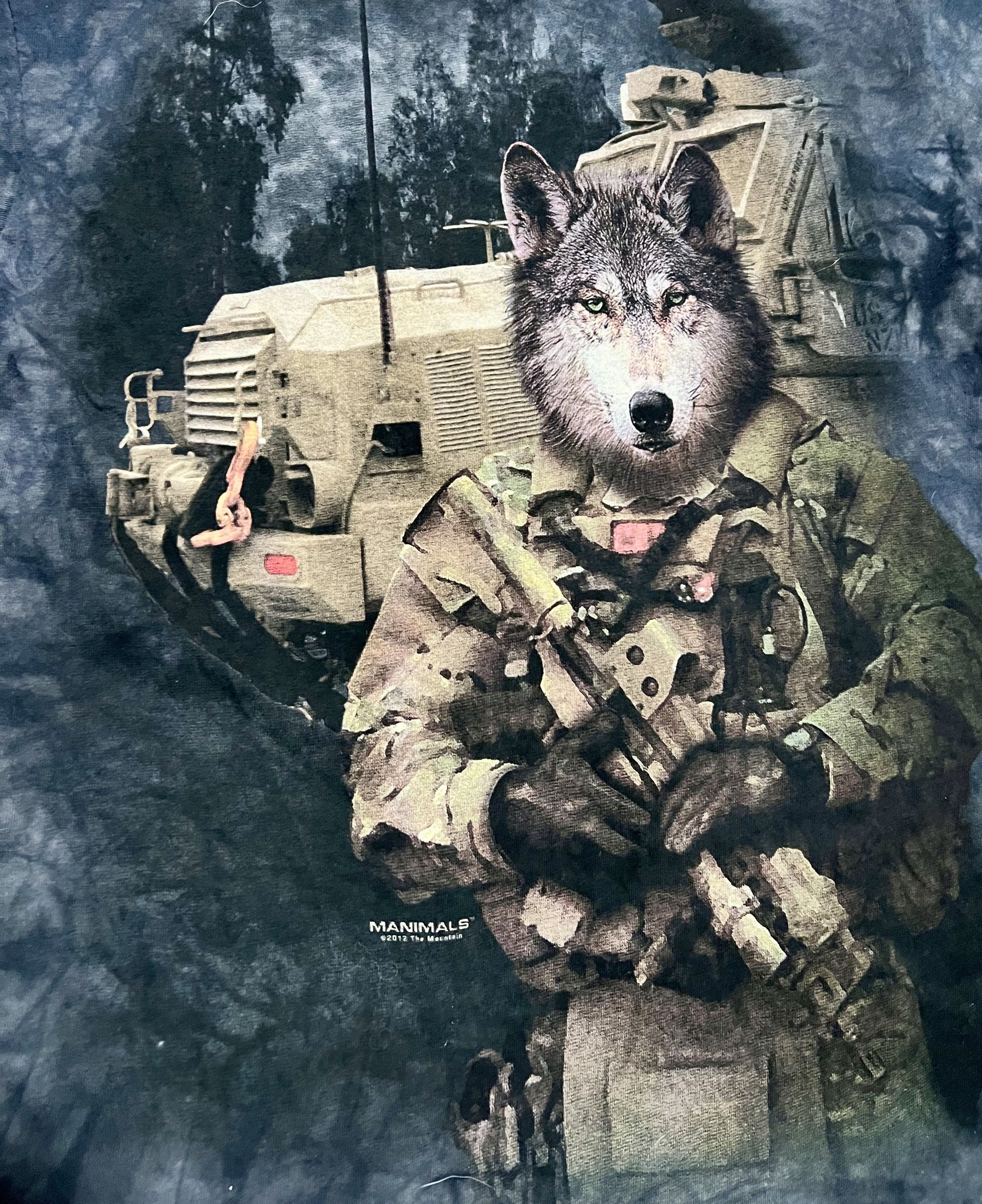 The Mountain The Mountain Manimal JTAC Lone Wolf 2012 Graphic T-Shirt Size US M / EU 48-50 / 2 - 2 Thumbnail