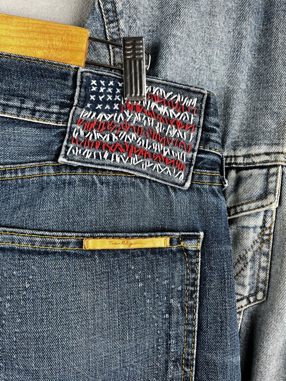 True Religion True Religion selvedge denim pants made usa Size US 34 / EU 50 - 15 Thumbnail
