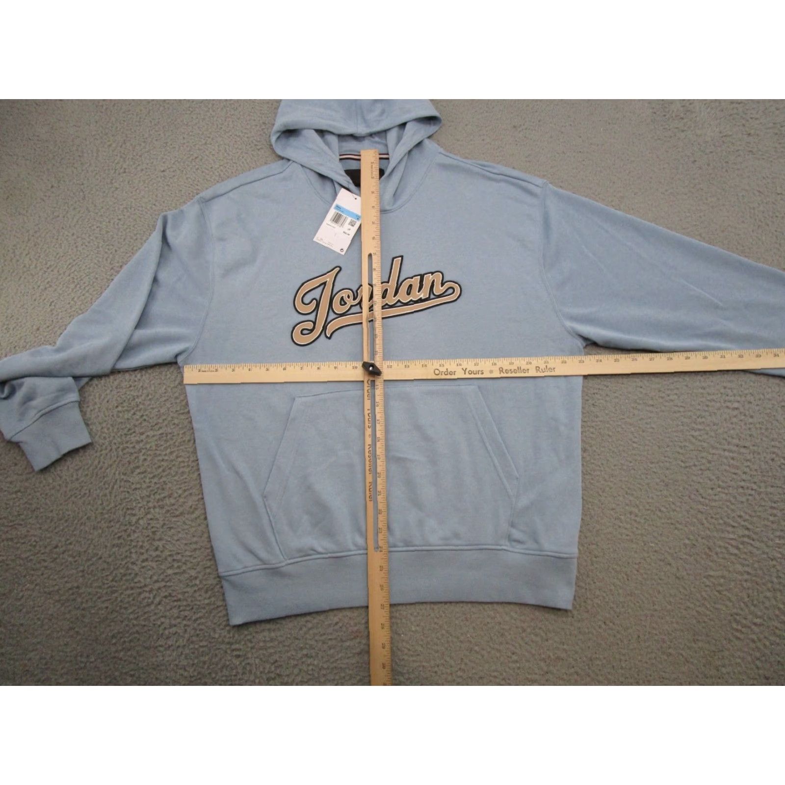 Jordan Brand Jordan Hoodie Size M Blue Flight MVP Fleece Pullover NEW Mens Size US M / EU 48-50 / 2 - 6 Thumbnail