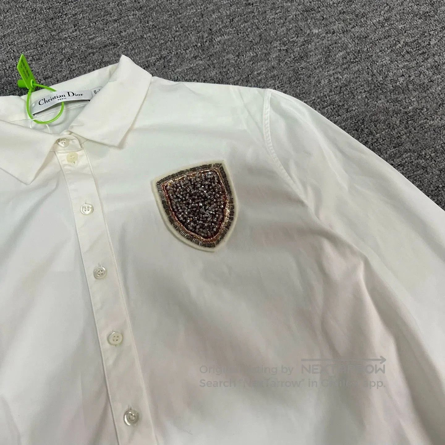 Dior unique dior shield embellished shirt dress. Size US M / EU 48-50 / 2 - 5 Thumbnail