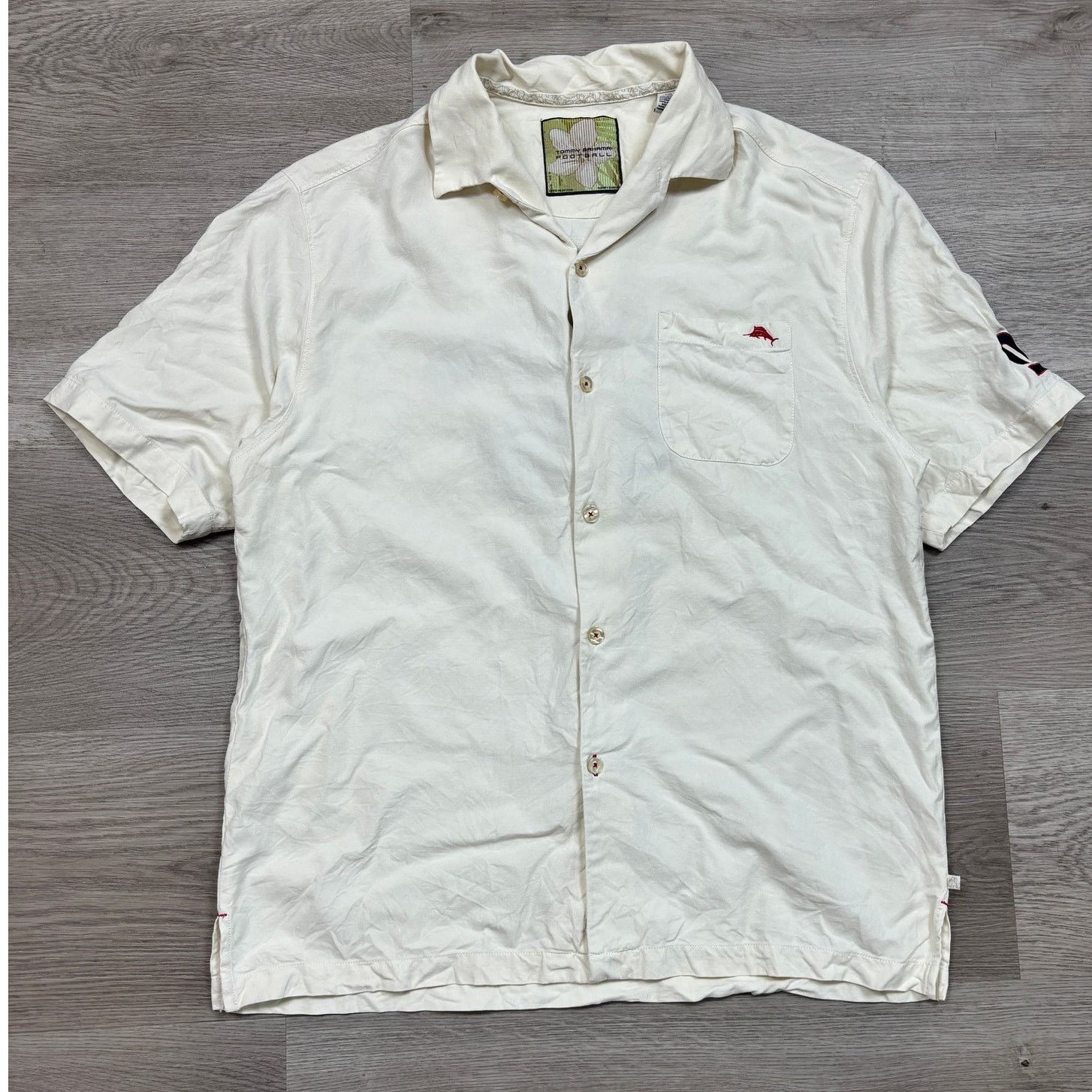 NFL × Tommy Bahama Tommy Bahama Tailgate Club NFL NY Giants Silk Shirt Men's L Size US L / EU 52-54 / 3 - 2 Thumbnail